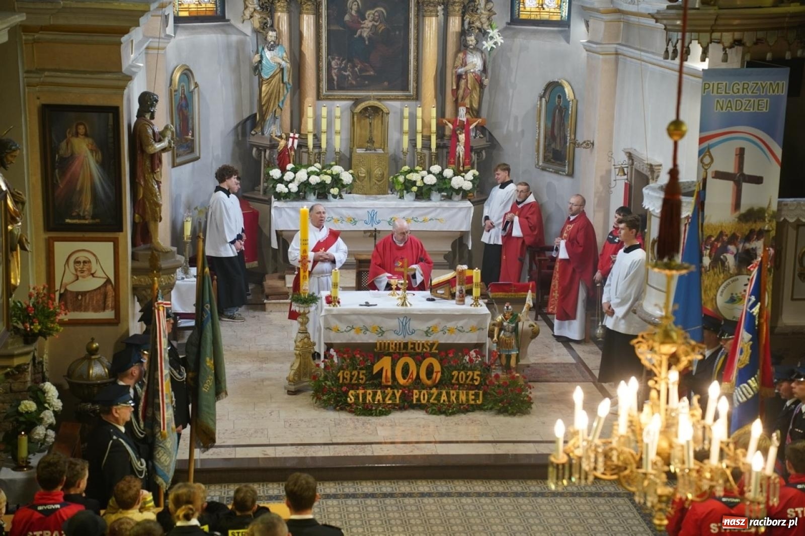 Zdjęcie w galerii na portalu naszraciborz.pl: 100-lecie OSP Gamów. Wręczono odznaczenia i poświęcono tablicę pamiątkową wiadomości z regionu