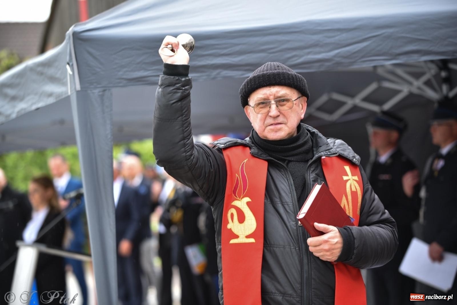 Zdjęcie w galerii na portalu naszraciborz.pl: 100-lecie OSP Gamów. Wręczono odznaczenia i poświęcono tablicę pamiątkową wiadomości z regionu