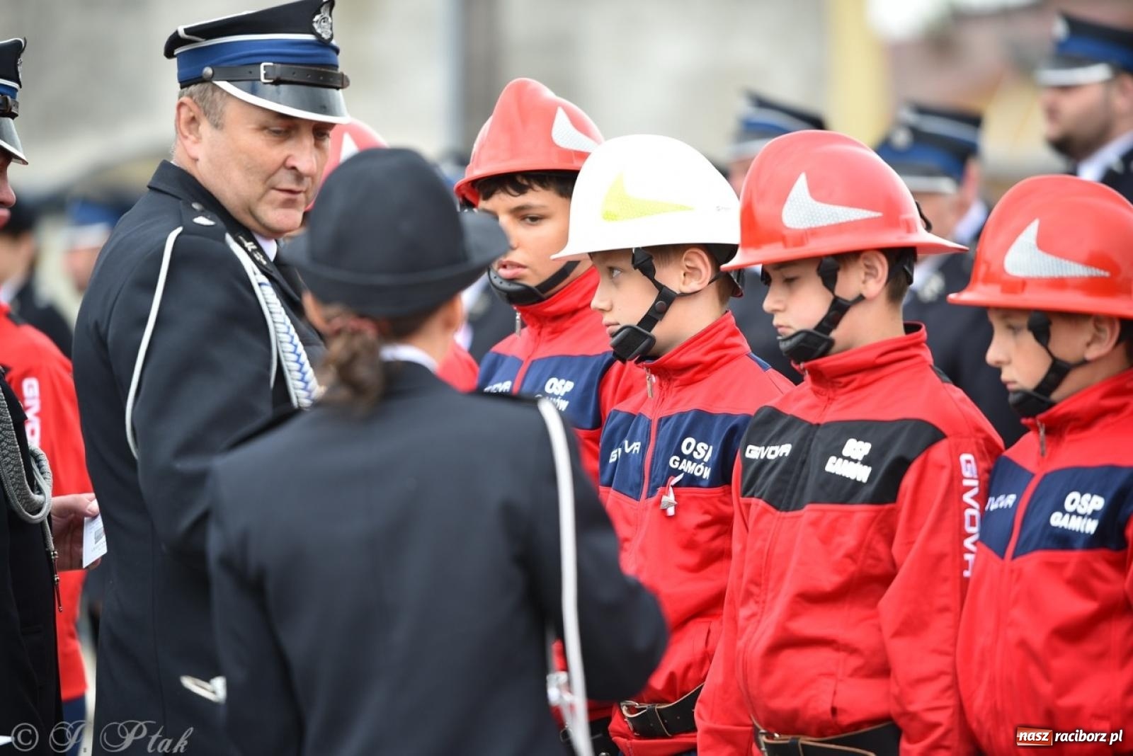 Zdjęcie w galerii na portalu naszraciborz.pl: 100-lecie OSP Gamów. Wręczono odznaczenia i poświęcono tablicę pamiątkową wiadomości z regionu