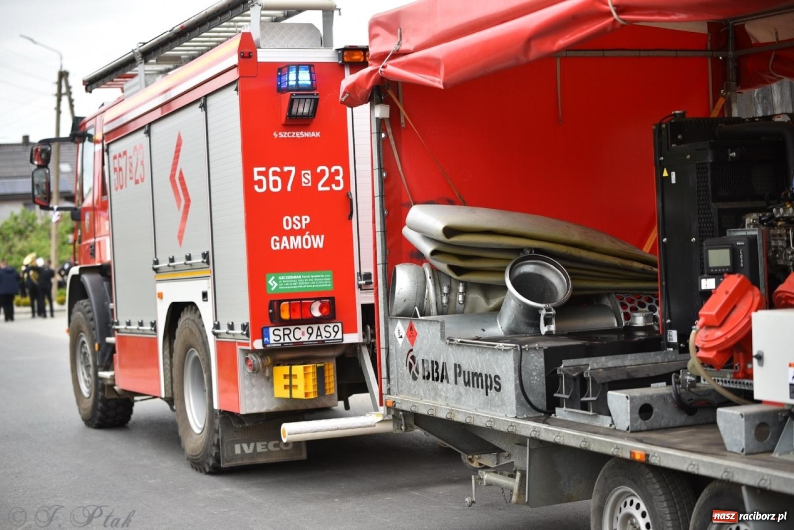 Zdjęcie w galerii na portalu naszraciborz.pl: 100-lecie OSP Gamów. Wręczono odznaczenia i poświęcono tablicę pamiątkową wiadomości z regionu