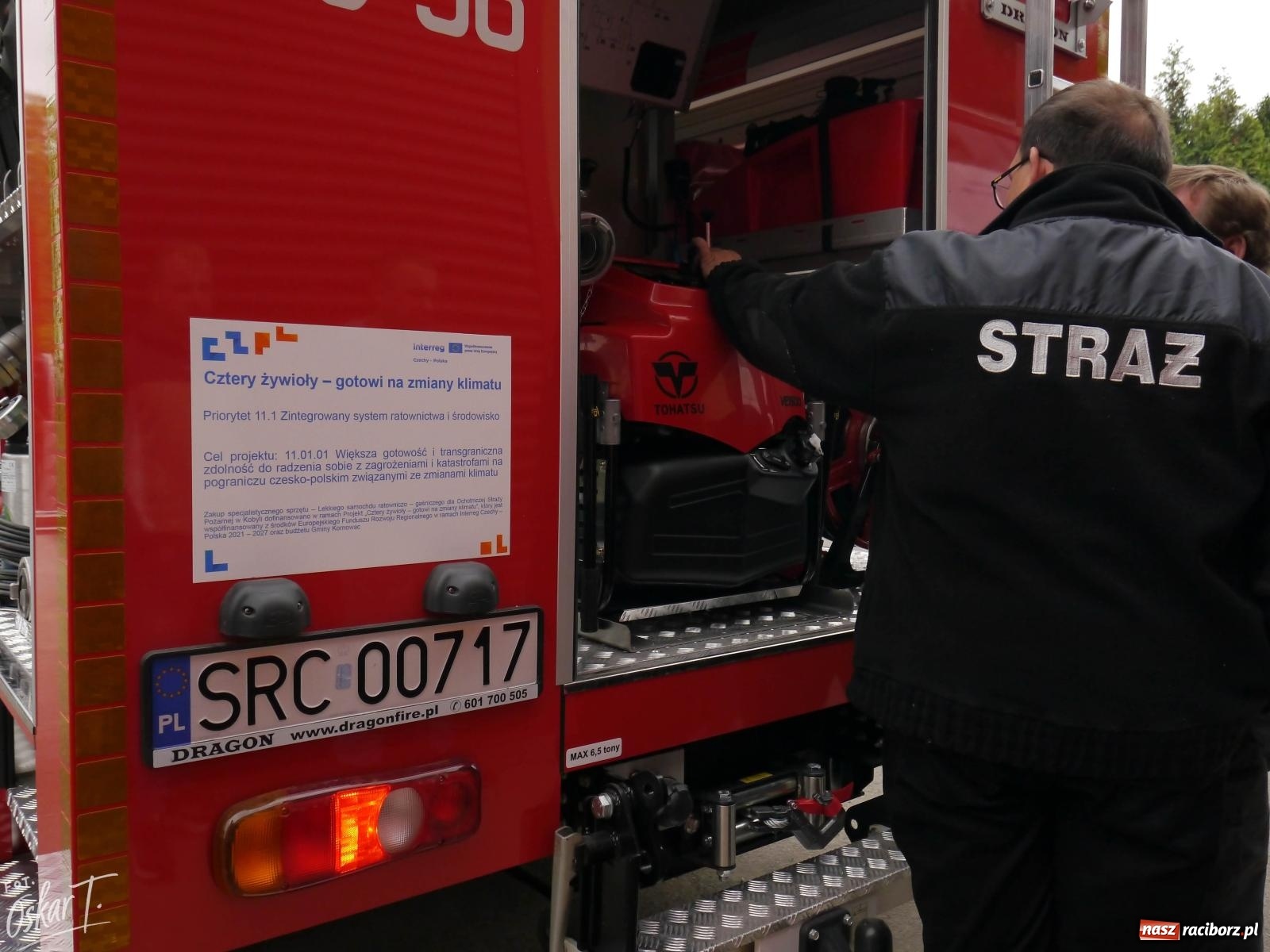 Zdjęcie w galerii na portalu naszraciborz.pl: OSP Kobyla z nowym wozem strażackim wiadomości z regionu