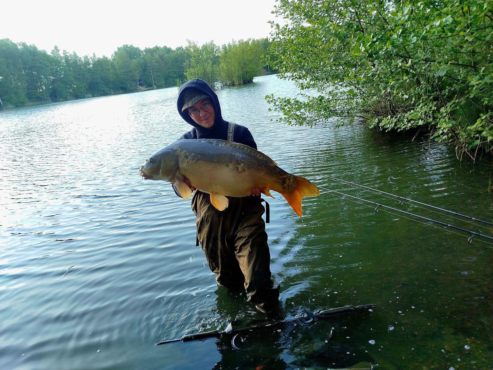 Zdjęcie w galerii na portalu naszraciborz.pl: Rozegrano IX Wiosenne Zawody Karpiowe na babiczowskiej Jedynce wiadomości z regionu