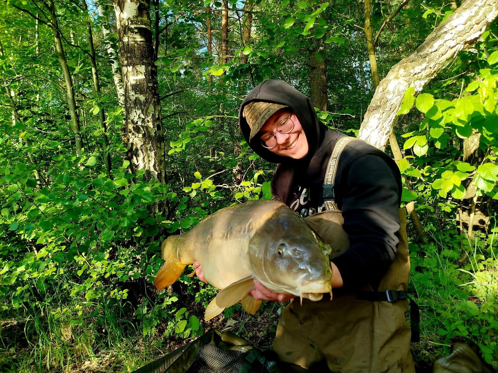 Zdjęcie w galerii na portalu naszraciborz.pl: Rozegrano IX Wiosenne Zawody Karpiowe na babiczowskiej Jedynce wiadomości z regionu