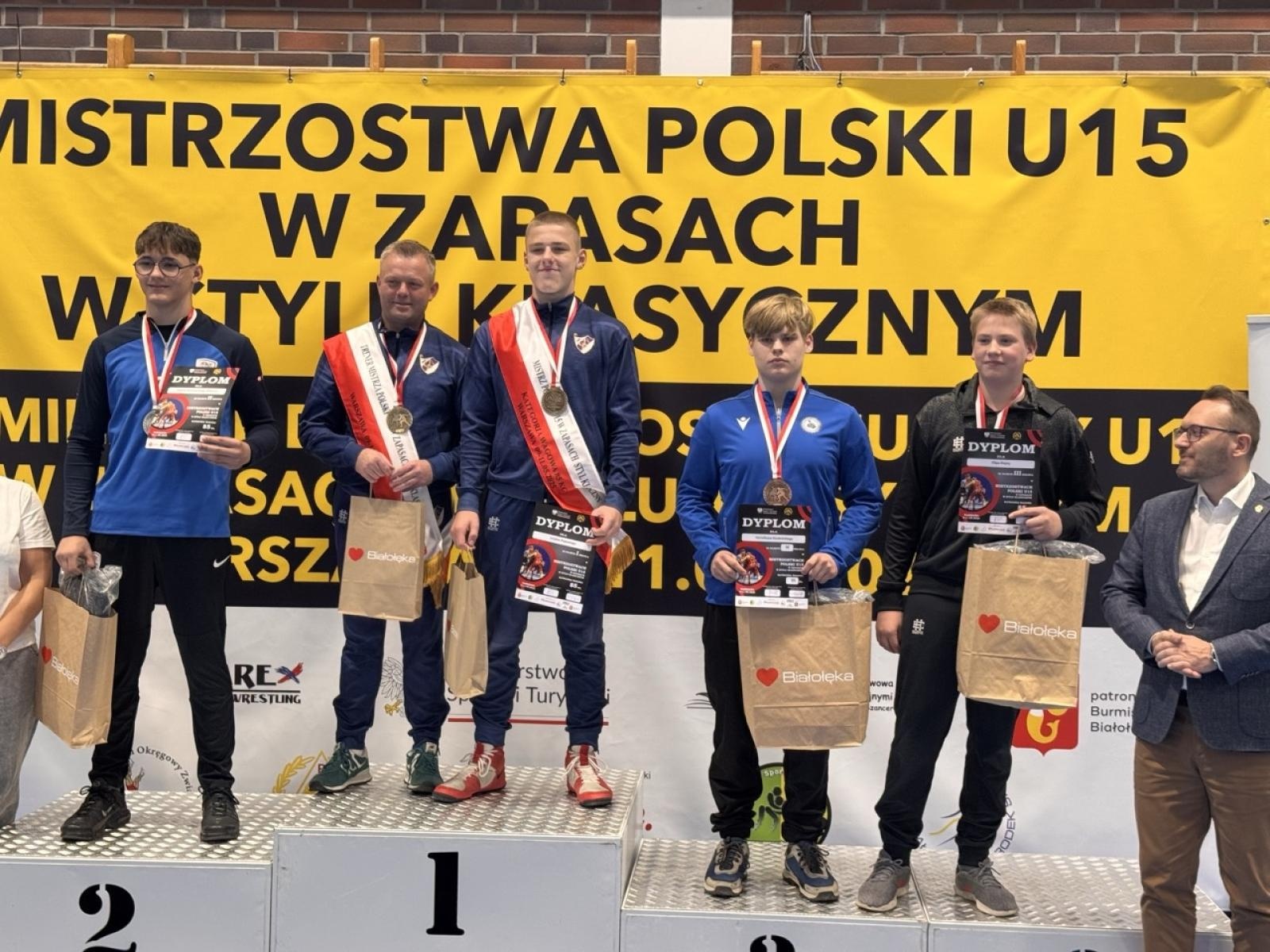 Zdjęcie w galerii na portalu naszraciborz.pl: Zapaśnicy MKZ Unia Racibórz zdominowali Mistrzostwa Polski U15 – 5 medali i tytuł najlepszego klubu w kraju wiadomości z regionu