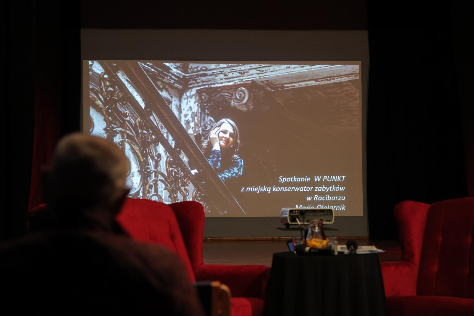 Zdjęcie w galerii na portalu naszraciborz.pl: Arkana pracy miejskiej konserwator zabytków. Za nami spotkanie W PUNKT z Marią Olejarnik wiadomości z regionu