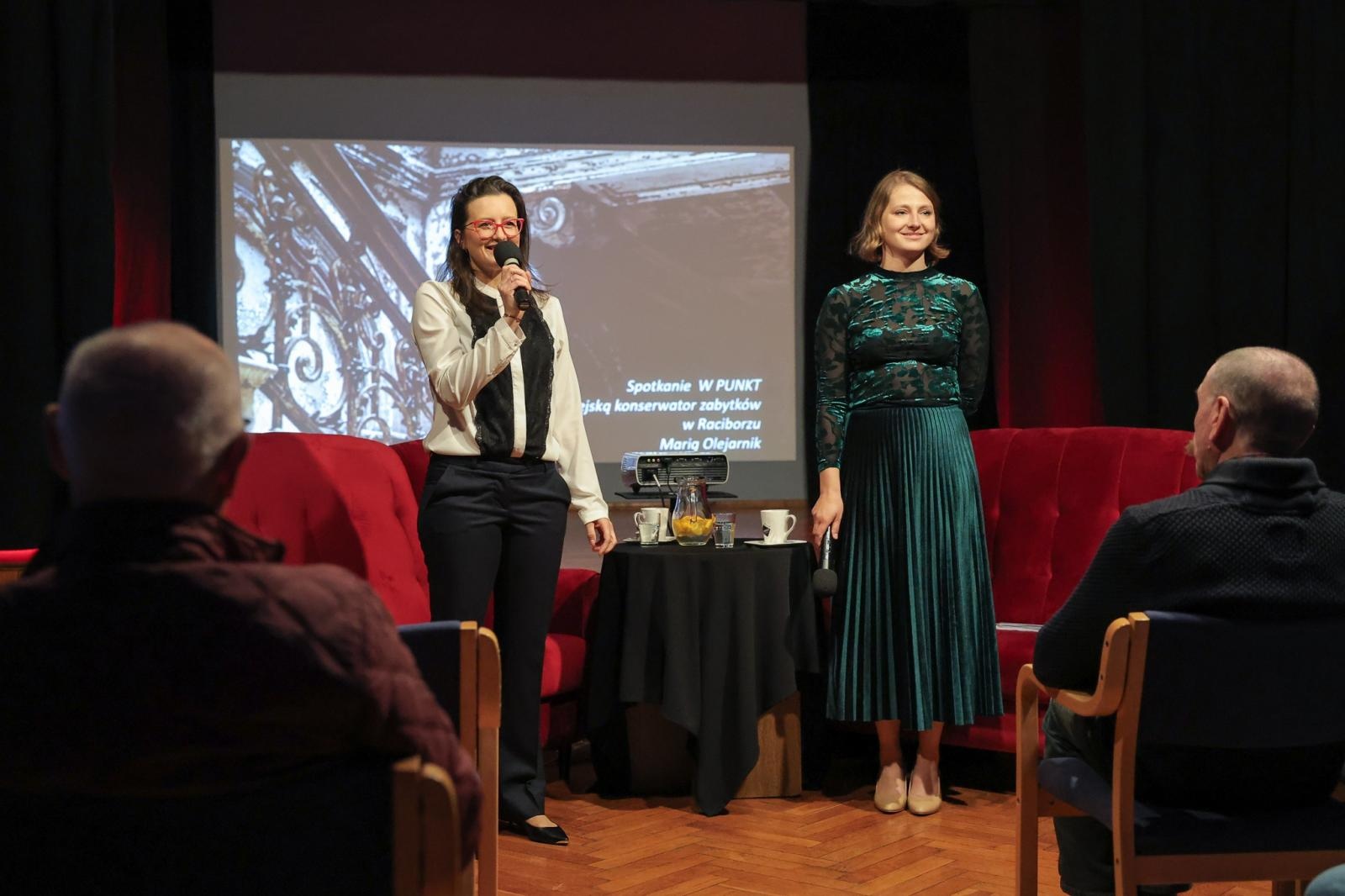Zdjęcie w galerii na portalu naszraciborz.pl: Arkana pracy miejskiej konserwator zabytków. Za nami spotkanie W PUNKT z Marią Olejarnik wiadomości z regionu