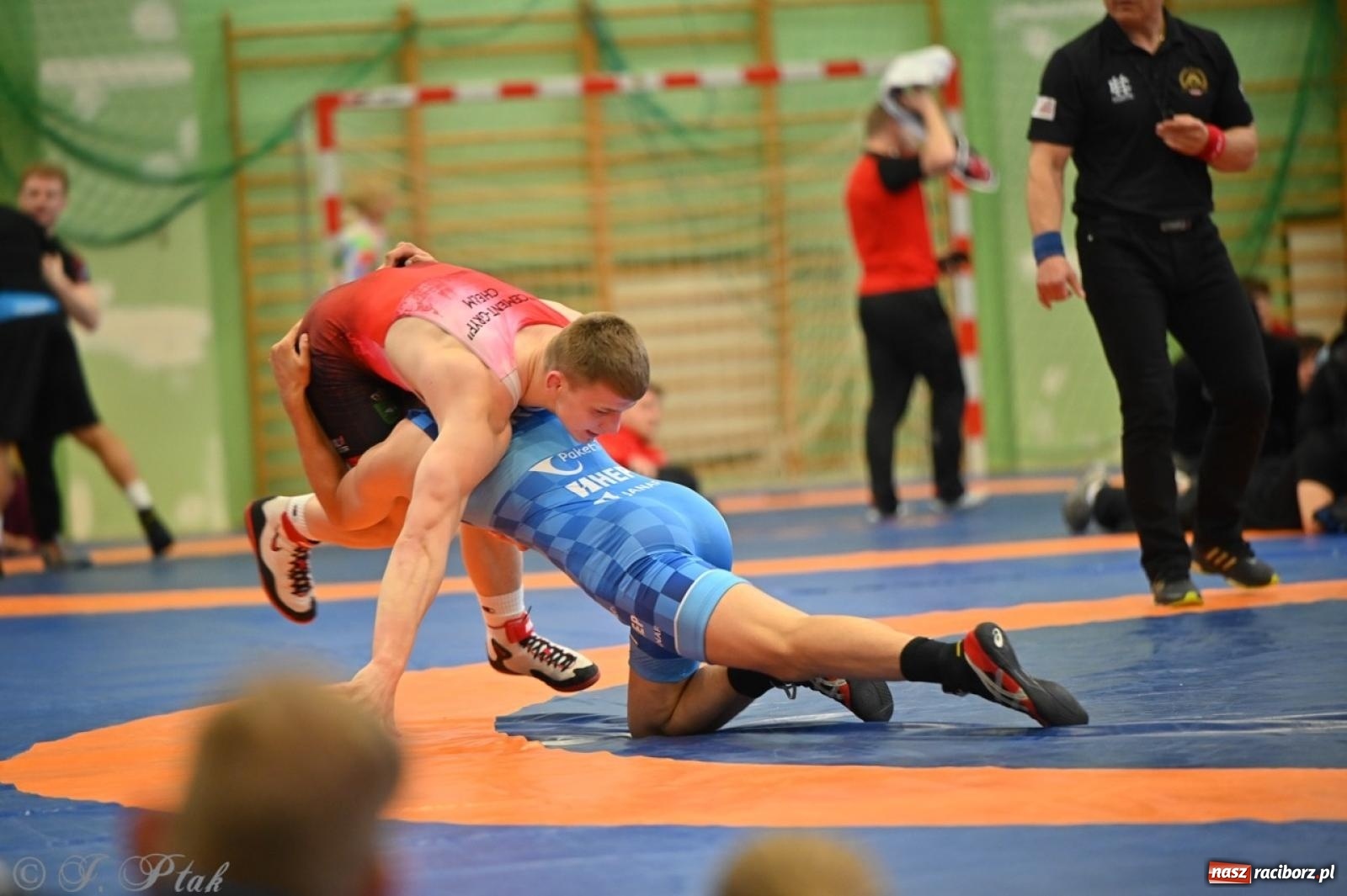 Zdjęcie w galerii na portalu naszraciborz.pl: Międzynarodowe starcie na matach. Racibórz gospodarzem Mistrzostw Polski Juniorów w zapasach klasycznych wiadomości z regionu