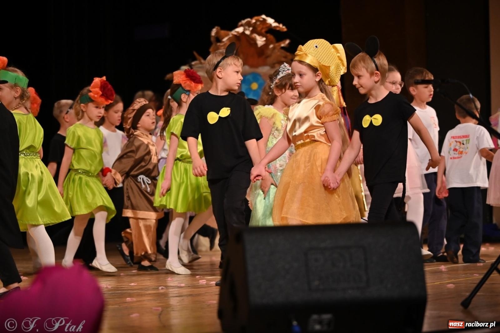 Zdjęcie w galerii na portalu naszraciborz.pl: Dzieci z Przedszkola nr 11 świętowały Dzień Mamy i Taty na scenie RCK wiadomości z regionu