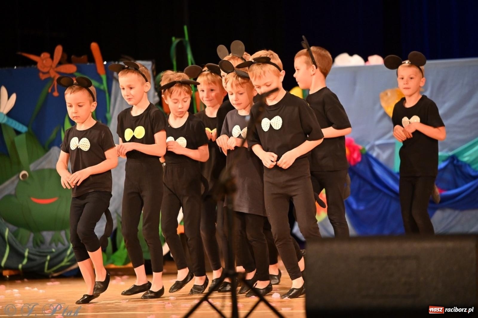 Zdjęcie w galerii na portalu naszraciborz.pl: Dzieci z Przedszkola nr 11 świętowały Dzień Mamy i Taty na scenie RCK wiadomości z regionu