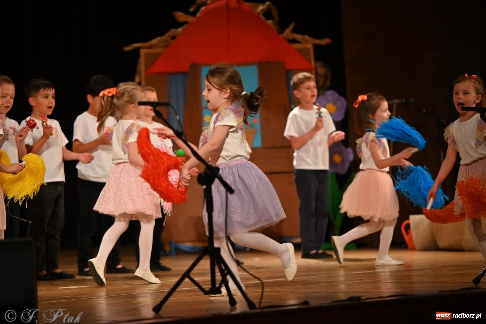 Zdjęcie w galerii na portalu naszraciborz.pl: Dzieci z Przedszkola nr 11 świętowały Dzień Mamy i Taty na scenie RCK wiadomości z regionu