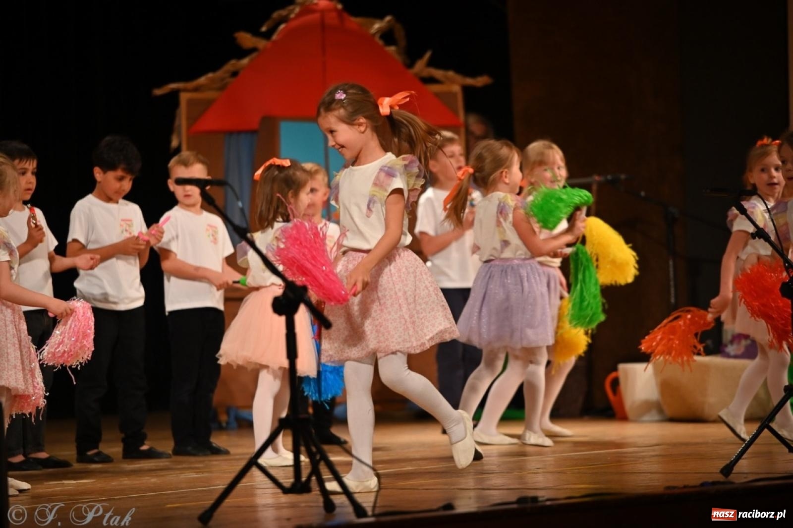 Zdjęcie w galerii na portalu naszraciborz.pl: Dzieci z Przedszkola nr 11 świętowały Dzień Mamy i Taty na scenie RCK wiadomości z regionu