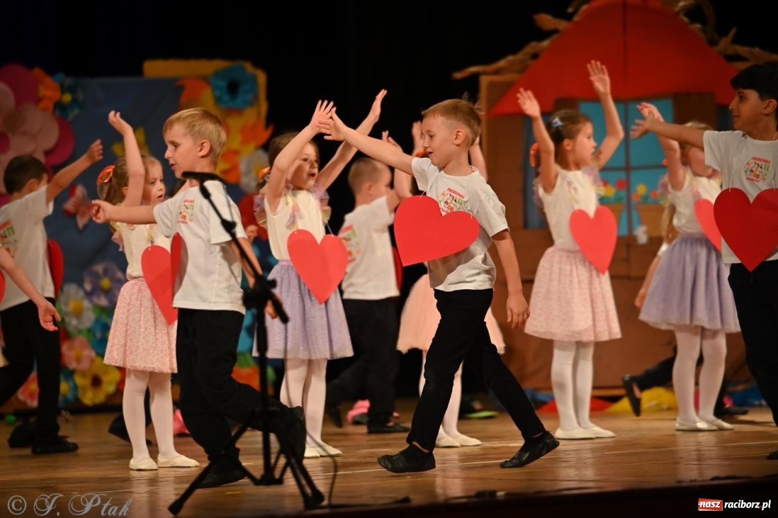 Zdjęcie w galerii na portalu naszraciborz.pl: Dzieci z Przedszkola nr 11 świętowały Dzień Mamy i Taty na scenie RCK wiadomości z regionu