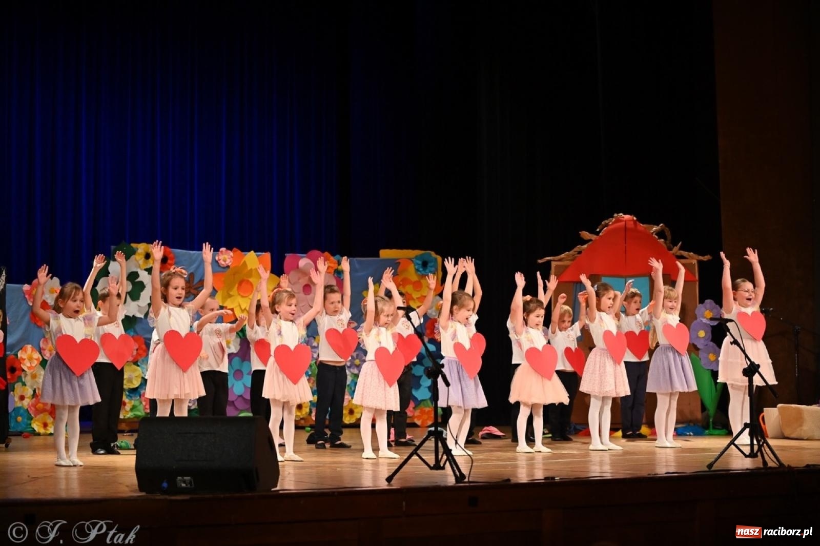 Zdjęcie w galerii na portalu naszraciborz.pl: Dzieci z Przedszkola nr 11 świętowały Dzień Mamy i Taty na scenie RCK wiadomości z regionu