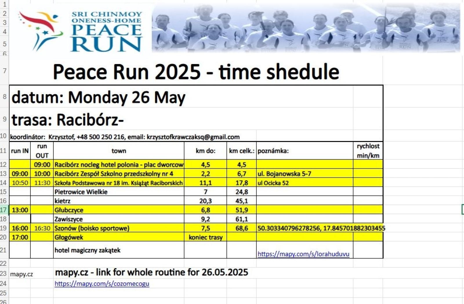 Zdjęcie w galerii na portalu naszraciborz.pl: Najdłuższy na świecie sztafetowy bieg z płonącą pochodnią pobiegnie przez Racibórz wiadomości z regionu