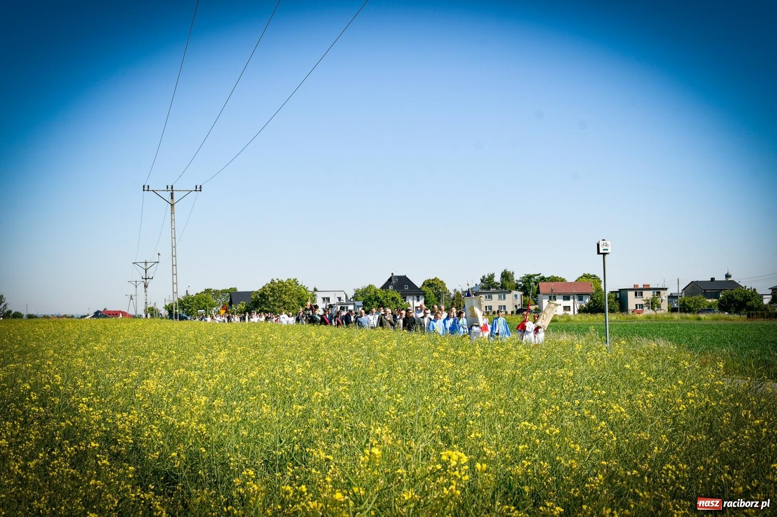 Zdjęcie w galerii na portalu naszraciborz.pl: Pątnicza tradycja w Tworkowie trwa nieprzerwanie – procesja na Urbanek znów połączyła wiernych wiadomości z regionu