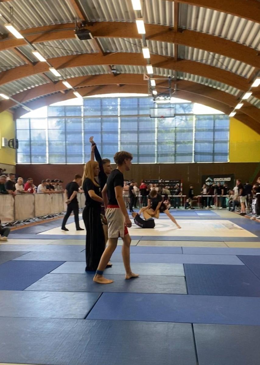 Zdjęcie w galerii na portalu naszraciborz.pl: Srebrny medal Kuby Bończyka na zawodach Project Roll Jiu-Jitsu 4 wiadomości z regionu