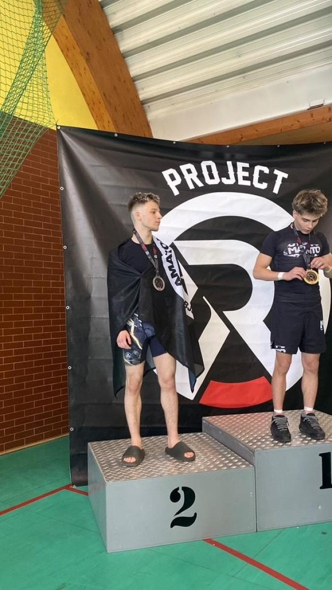 Zdjęcie w galerii na portalu naszraciborz.pl: Srebrny medal Kuby Bończyka na zawodach Project Roll Jiu-Jitsu 4 wiadomości z regionu