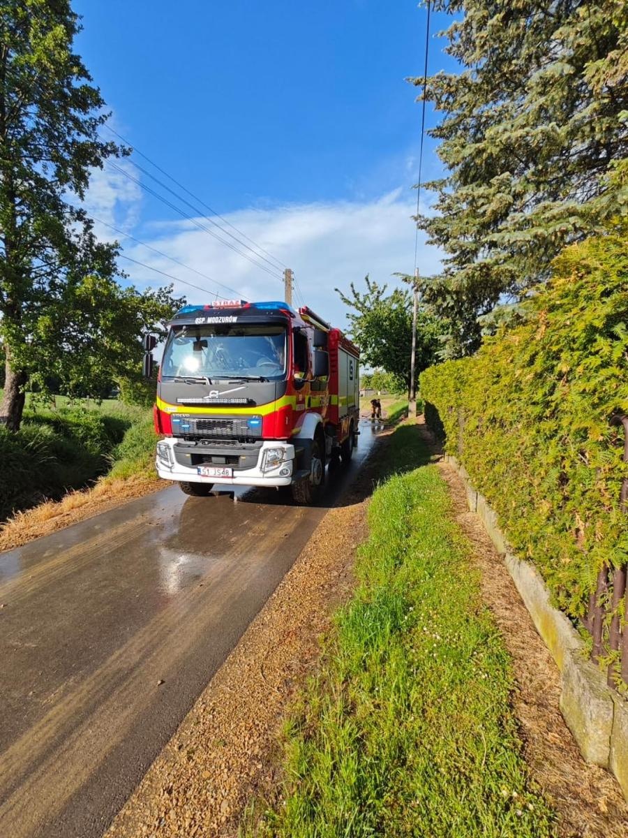 Zdjęcie w galerii na portalu naszraciborz.pl: Zabłocone jezdnie, powalone drzewo i alarm w supermarkecie [RAPORT 998] wiadomości z regionu