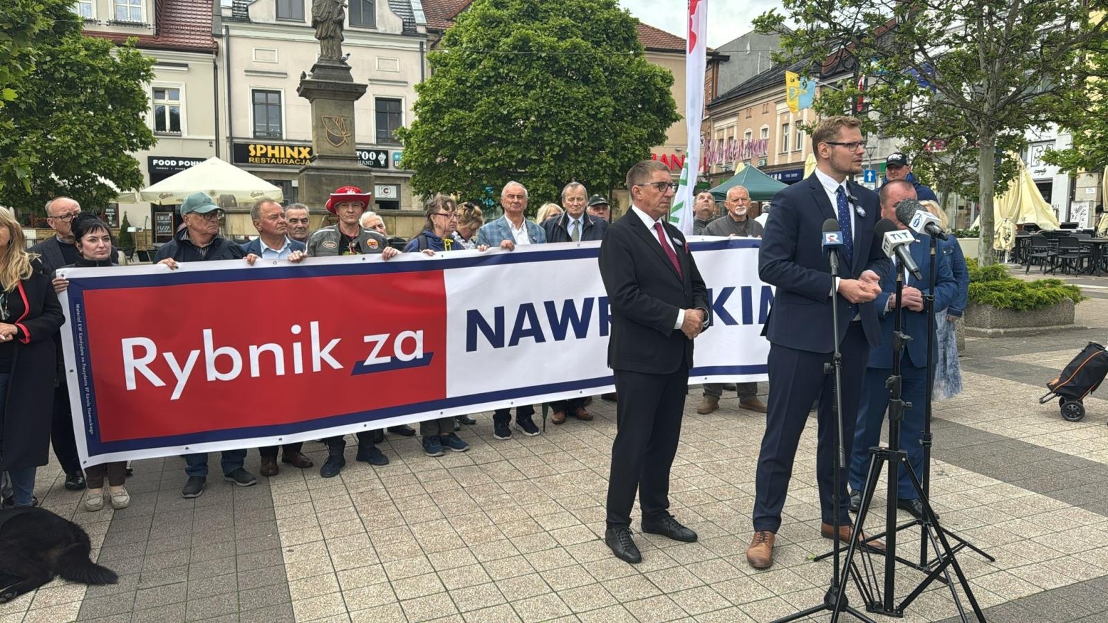 Zdjęcie w galerii na portalu naszraciborz.pl: W Rybniku posłowie PiS podsumowali kampanię Karola Nawrockiego. Mówili o stawce wyborów wiadomości z regionu