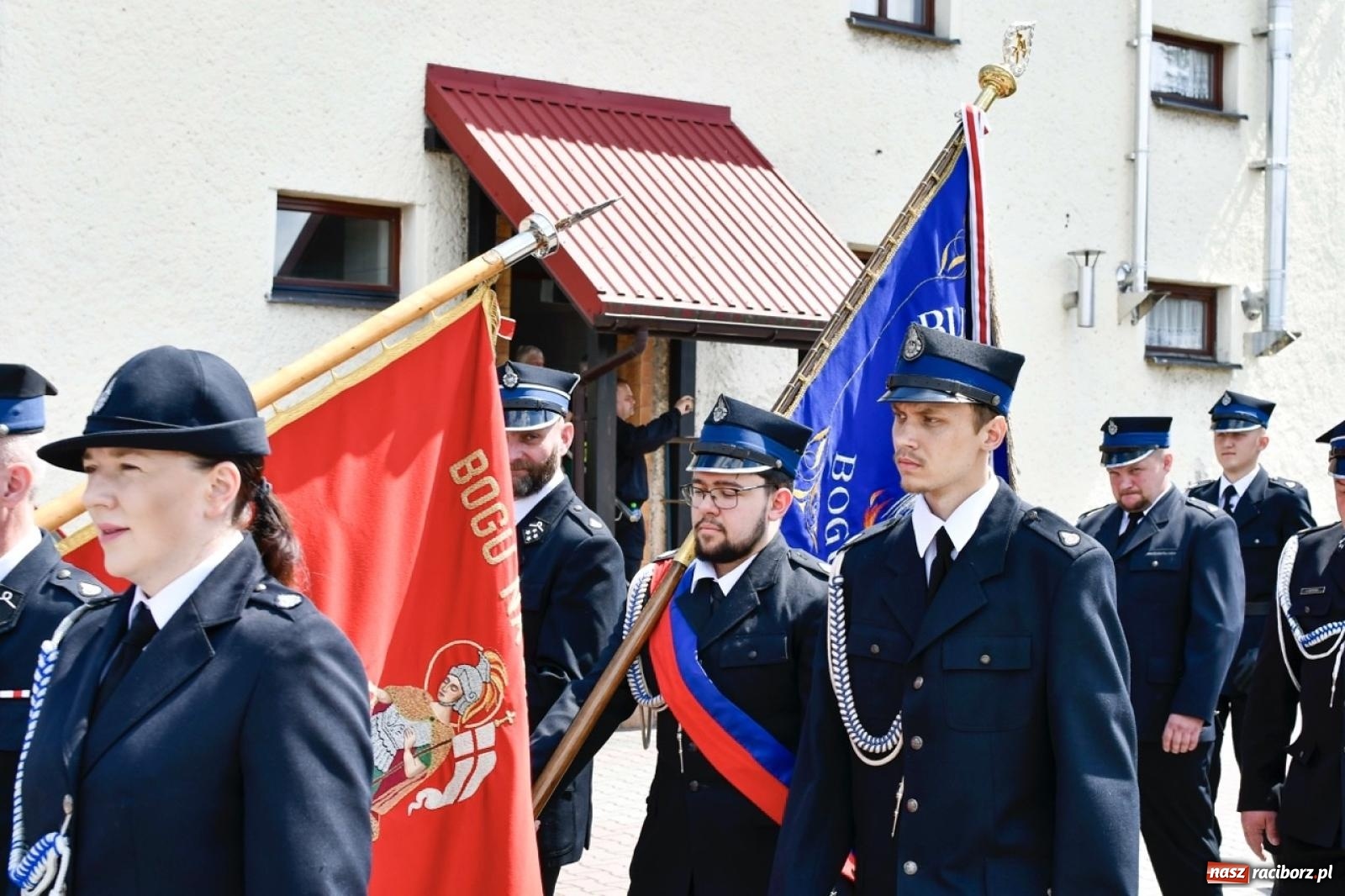 Zdjęcie w galerii na portalu naszraciborz.pl: 100 lat OSP Pogrzebień i nowy sztandar. Uroczystości z odznaczeniami i czeskim akcentem [FOTO i WIDEO] wiadomości z regionu