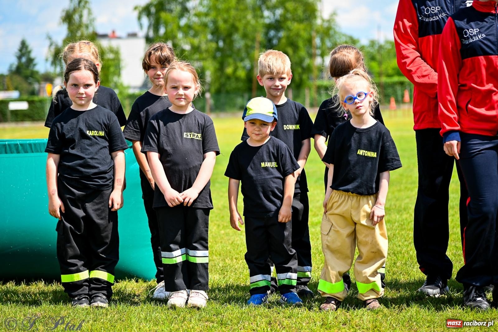 Zdjęcie w galerii na portalu naszraciborz.pl: Zawody sportowo-pożarnicze w Górkach Śląskich. Strażacka rywalizacja mimo kapryśnej pogody wiadomości z regionu
