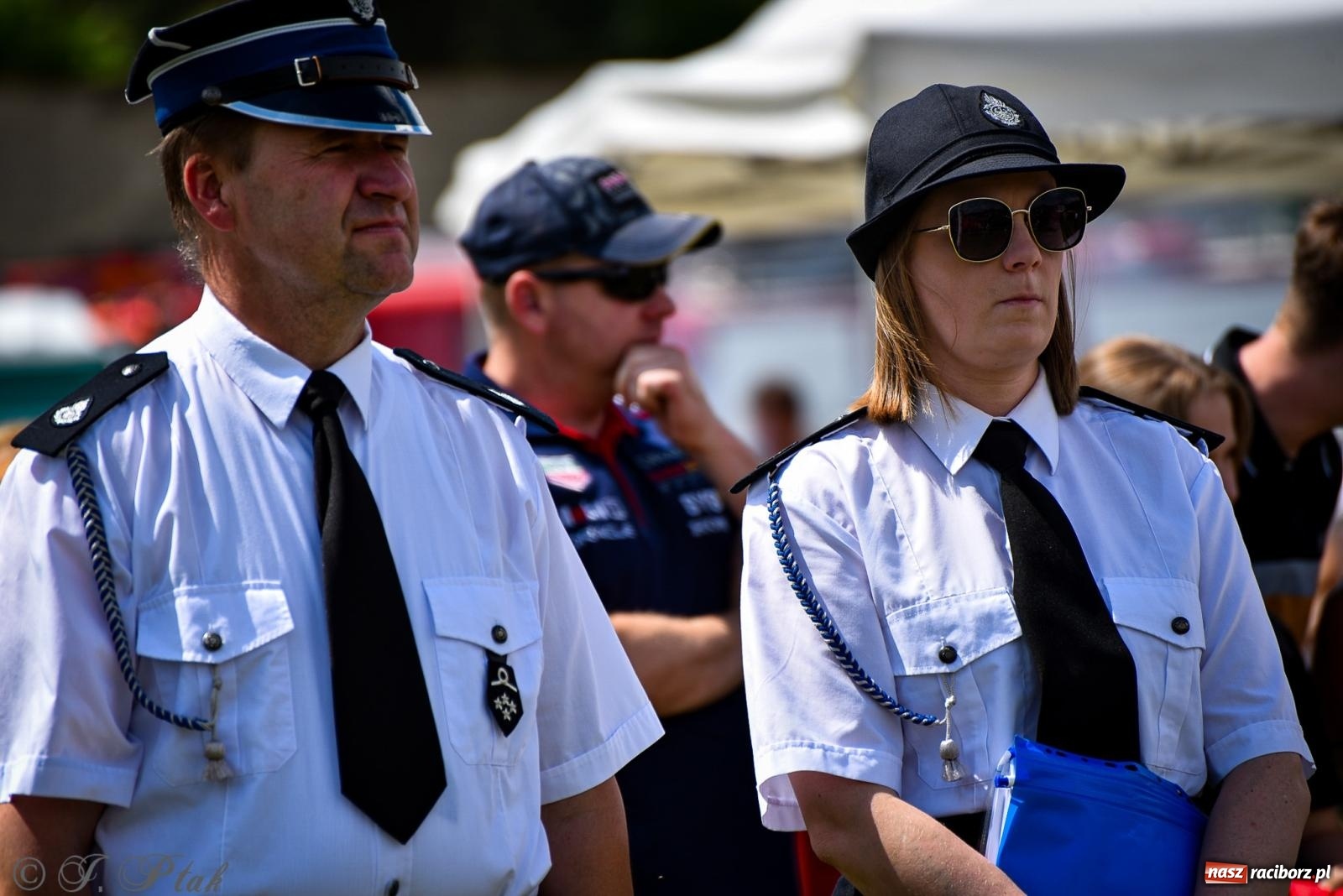 Zdjęcie w galerii na portalu naszraciborz.pl: Zawody sportowo-pożarnicze w Górkach Śląskich. Strażacka rywalizacja mimo kapryśnej pogody wiadomości z regionu