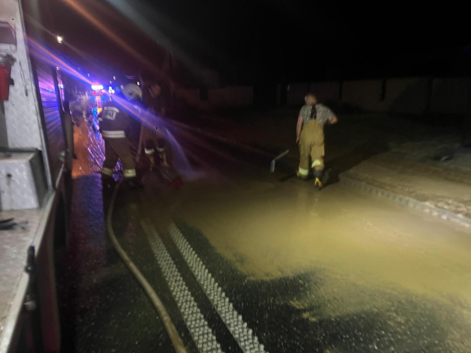 Zdjęcie w galerii na portalu naszraciborz.pl: Noc pełna interwencji – strażacy walczyli ze skutkami ulewy w powiecie raciborskim wiadomości z regionu