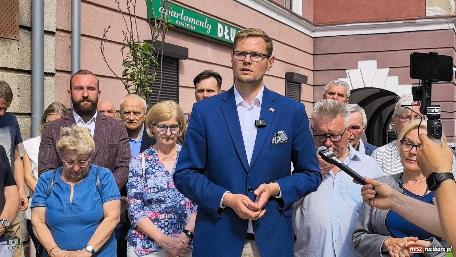 Zdjęcie w galerii na portalu naszraciborz.pl: Michał Woś: Karol Nawrocki symbolem Polski, która się nie kłania [WIDEO] wiadomości z regionu