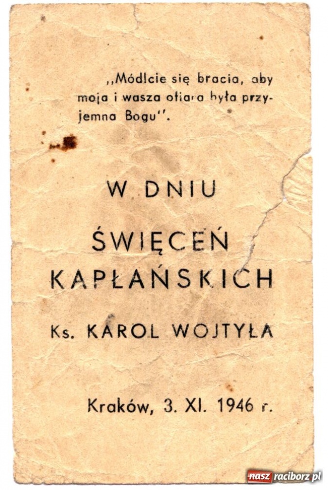 Zdjęcie w galerii na portalu naszraciborz.pl: Relikwia znaleziona w pudełku po butach wiadomości z regionu