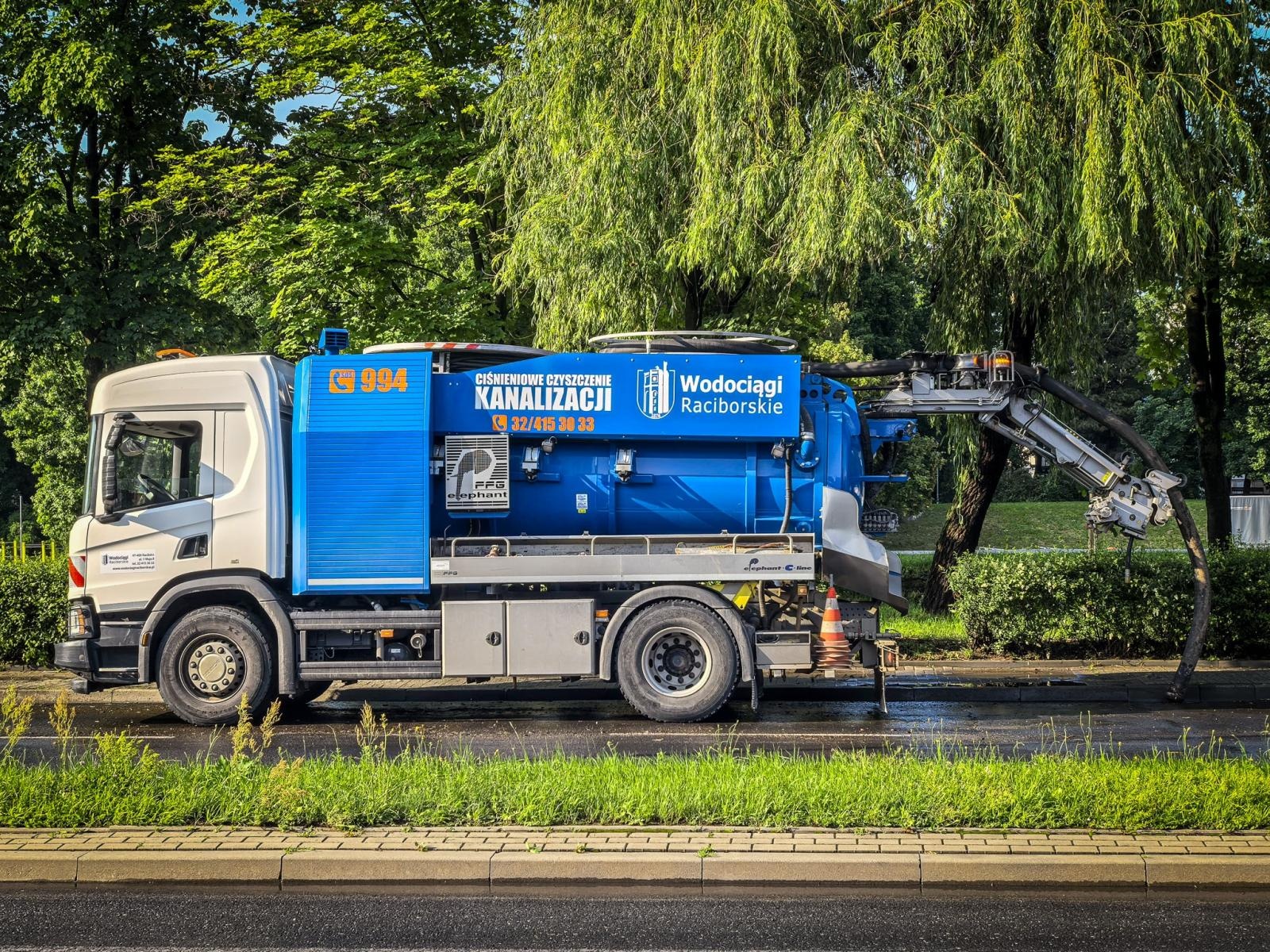 Zdjęcie w galerii na portalu naszraciborz.pl: Kolejna nawałnica nad Raciborzem: zalane ulice, powalone drzewa i uszkodzenia infrastruktury wiadomości z regionu