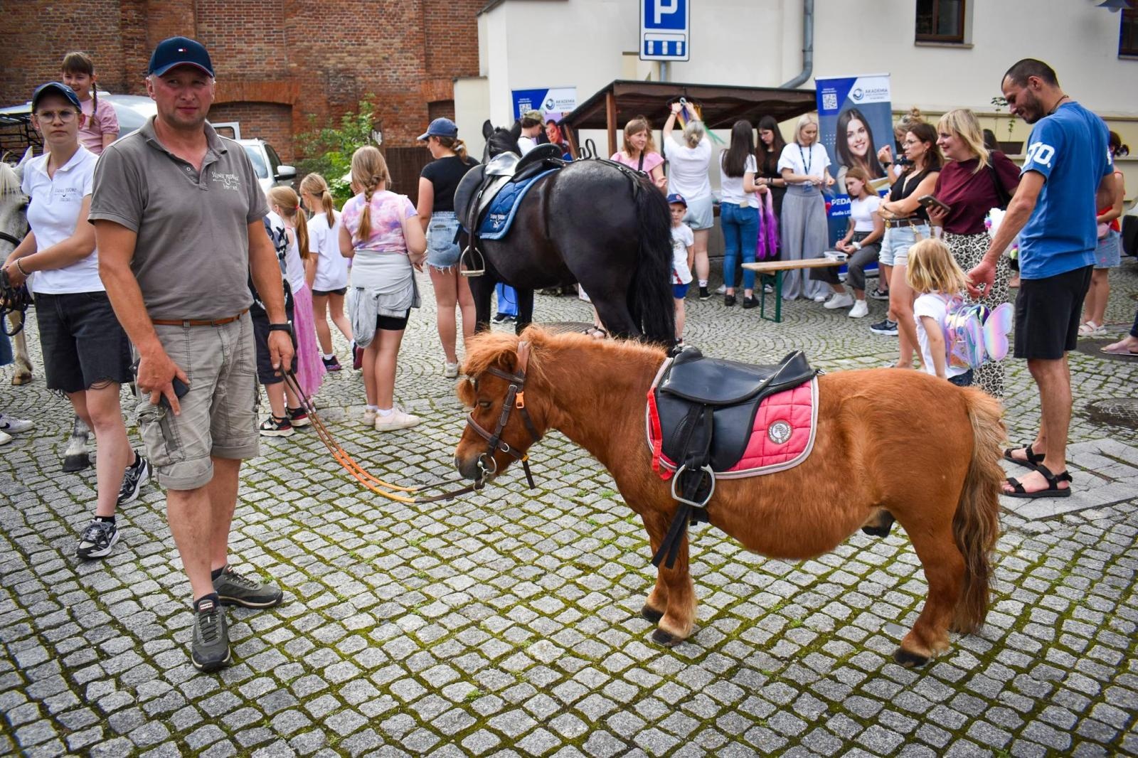 Zdjęcie w galerii na portalu naszraciborz.pl: Rodzinne świętowanie z MDK na dziedzińcu Zamku Piastowskiego w Raciborzu wiadomości z regionu
