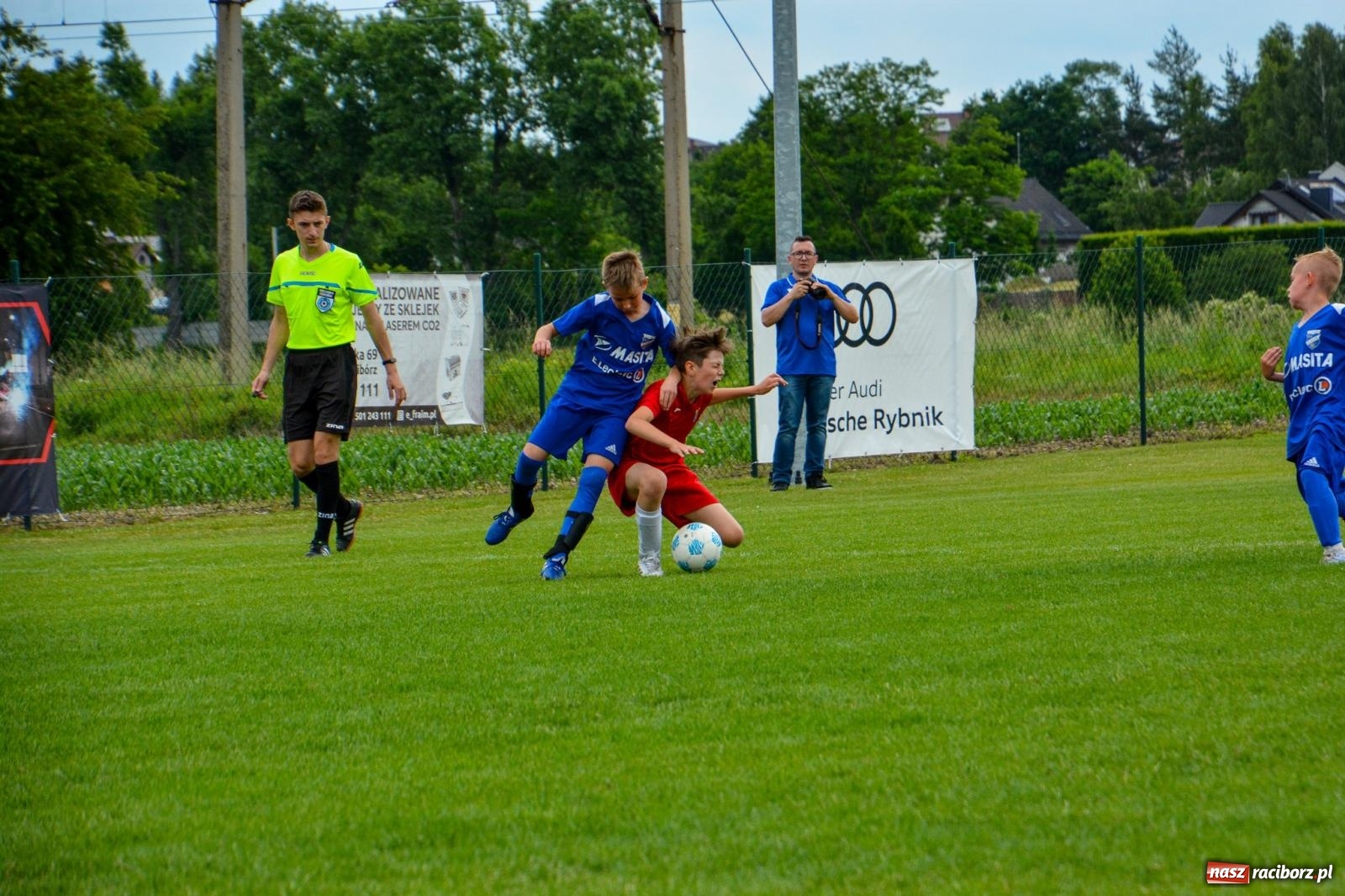 Zdjęcie w galerii na portalu naszraciborz.pl: VIII Międzynarodowy Turniej Piłkarski im. Huberta Kostki po raz pierwszy na boisku przy Chrobrego wiadomości z regionu