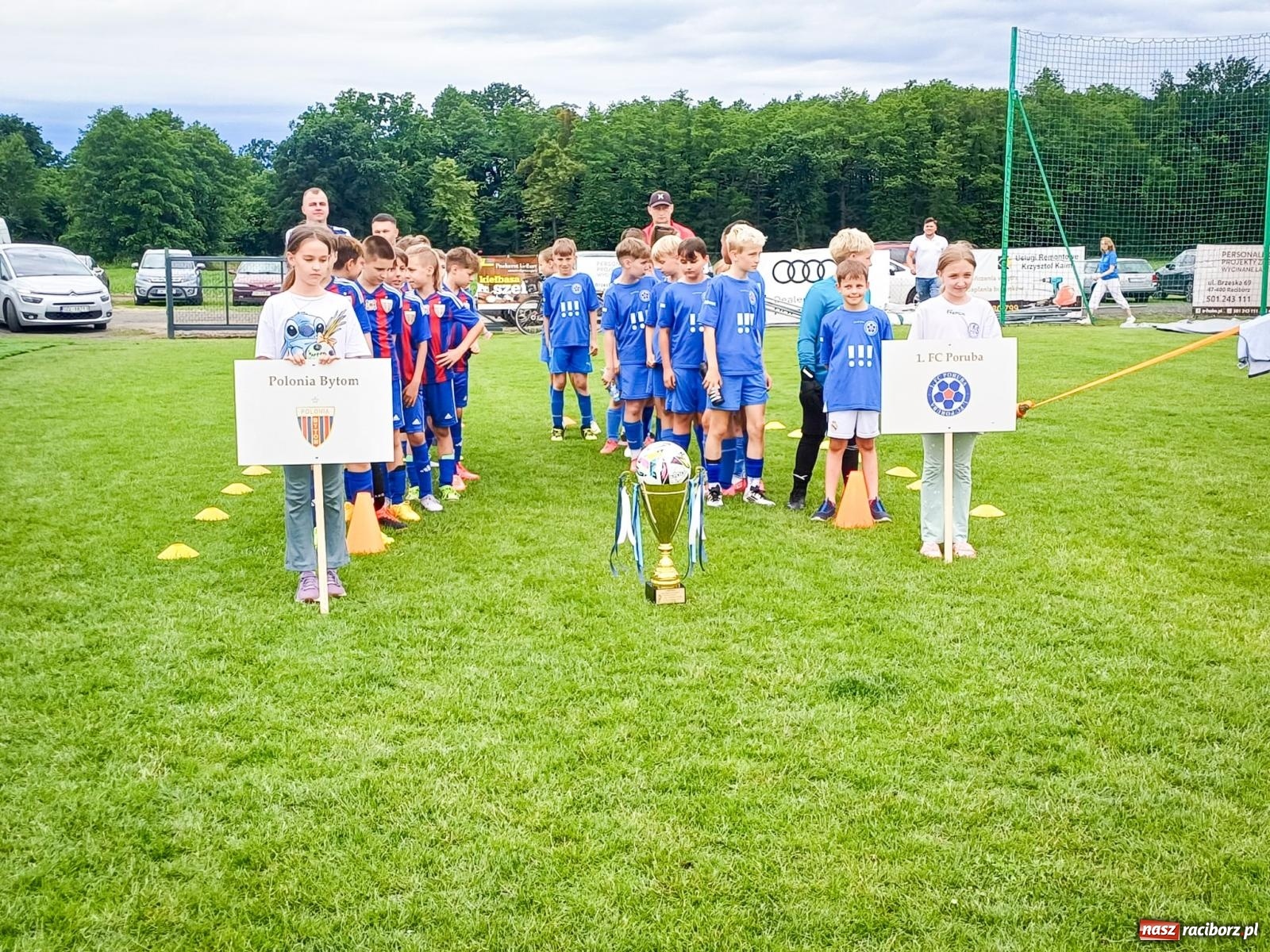 Zdjęcie w galerii na portalu naszraciborz.pl: VIII Międzynarodowy Turniej Piłkarski im. Huberta Kostki po raz pierwszy na boisku przy Chrobrego wiadomości z regionu