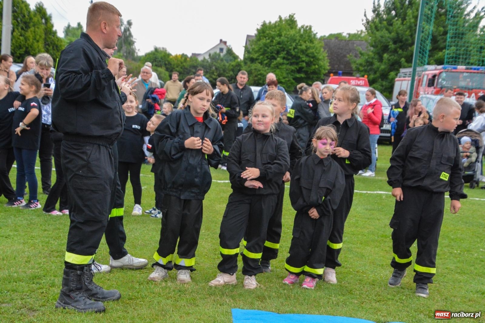 Zdjęcie w galerii na portalu naszraciborz.pl: Krzanowice biorą wszystko. Gminne zawody OSP w Wojnowicach ze startem drużyn dziecięcych [FOTO i WIDEO] wiadomości z regionu