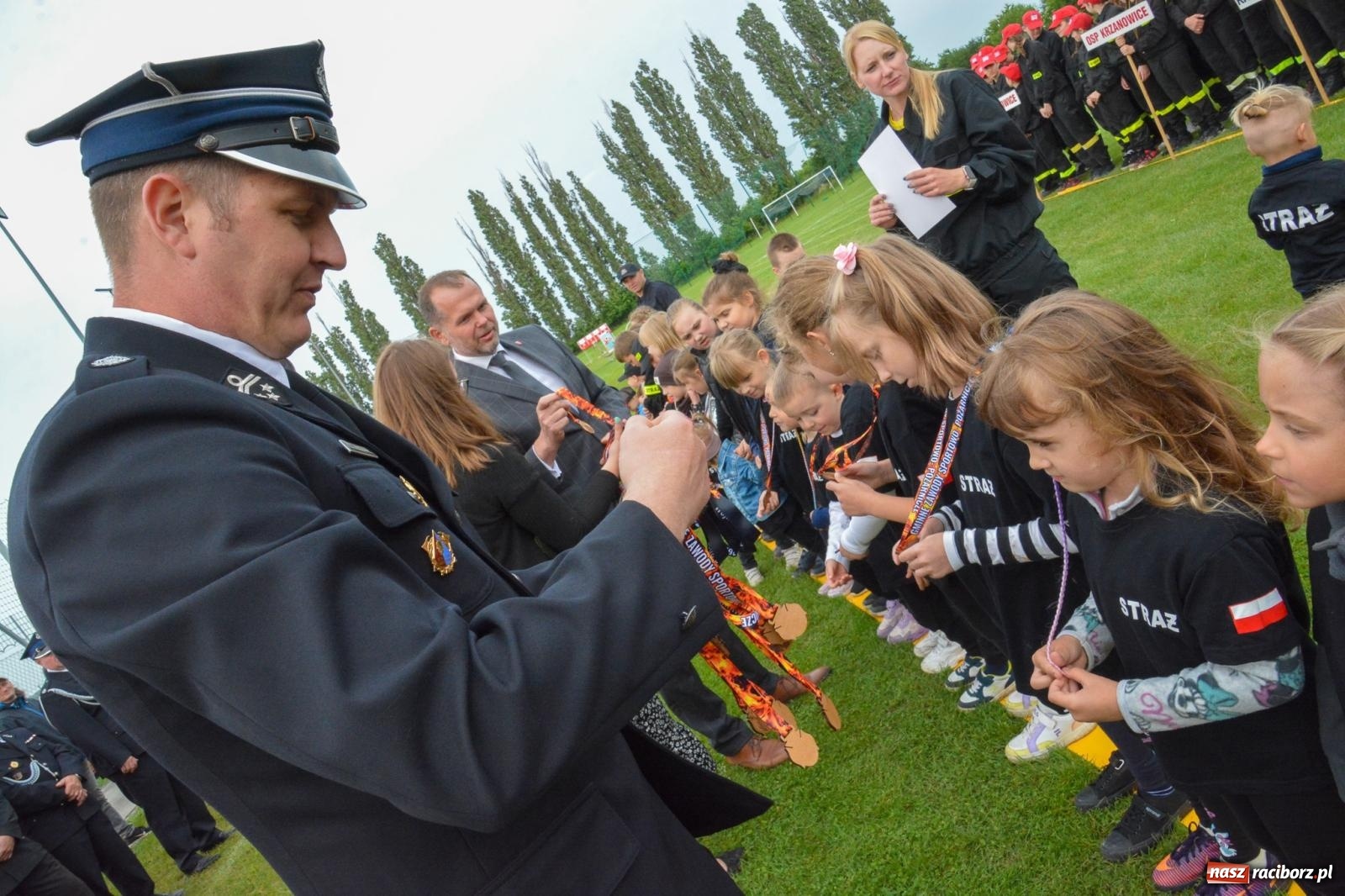 Zdjęcie w galerii na portalu naszraciborz.pl: Krzanowice biorą wszystko. Gminne zawody OSP w Wojnowicach ze startem drużyn dziecięcych [FOTO i WIDEO] wiadomości z regionu