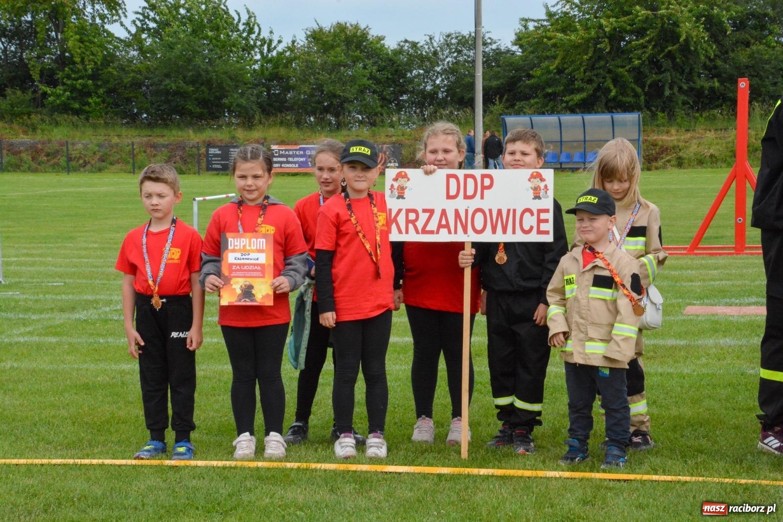 Zdjęcie w galerii na portalu naszraciborz.pl: Krzanowice biorą wszystko. Gminne zawody OSP w Wojnowicach ze startem drużyn dziecięcych [FOTO i WIDEO] wiadomości z regionu