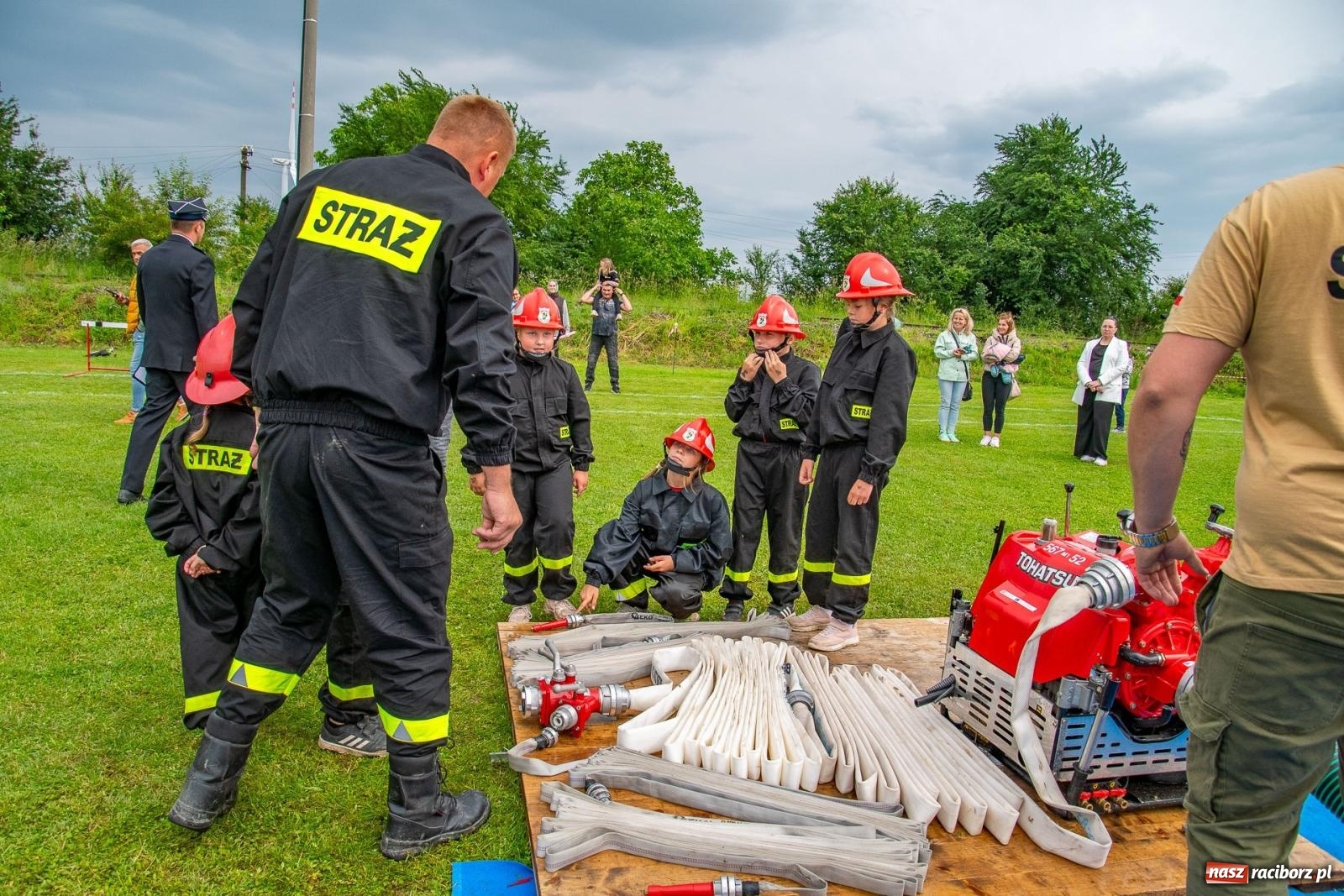 Zdjęcie w galerii na portalu naszraciborz.pl: Krzanowice biorą wszystko. Gminne zawody OSP w Wojnowicach ze startem drużyn dziecięcych [FOTO i WIDEO] wiadomości z regionu