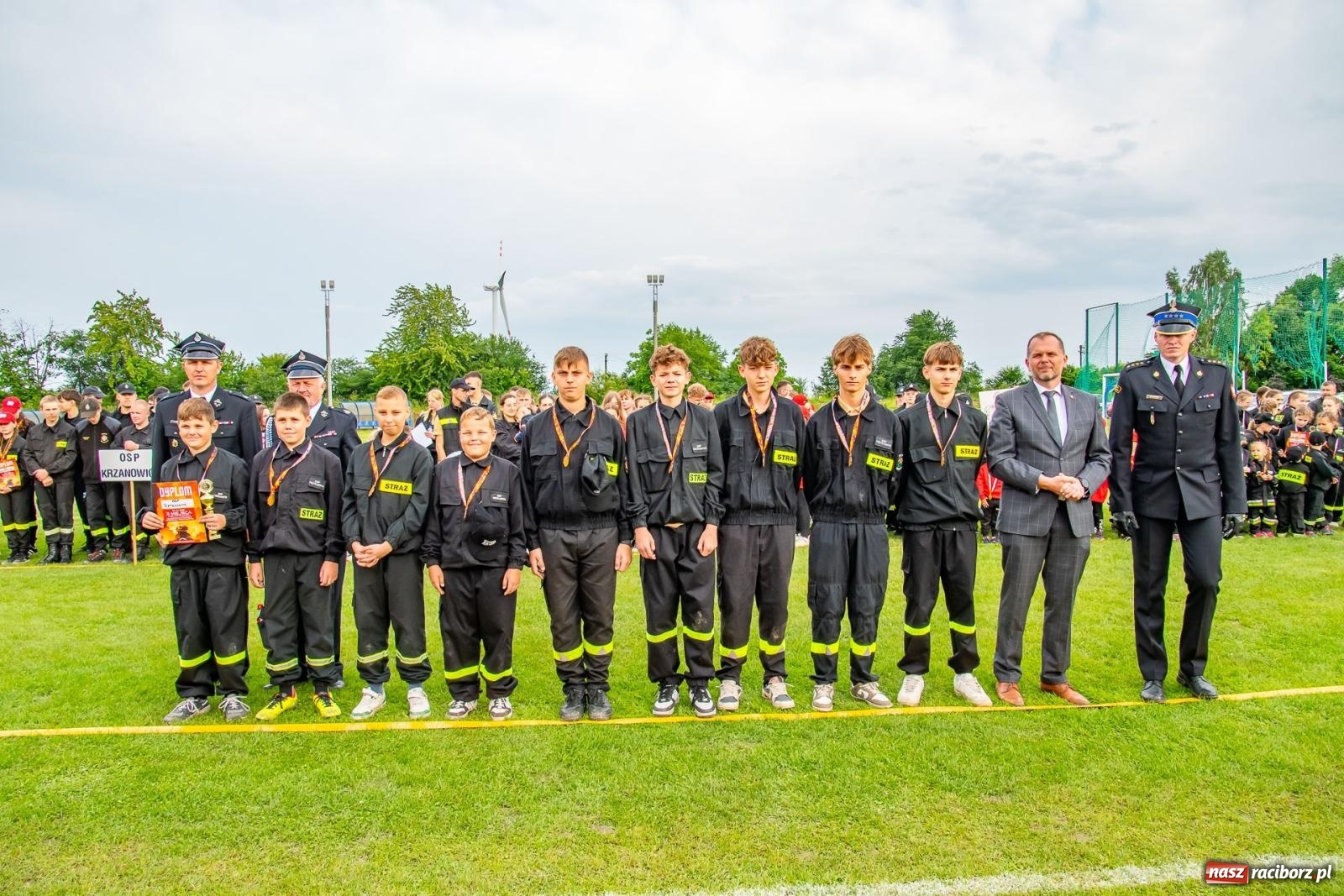 Zdjęcie w galerii na portalu naszraciborz.pl: Krzanowice biorą wszystko. Gminne zawody OSP w Wojnowicach ze startem drużyn dziecięcych [FOTO i WIDEO] wiadomości z regionu