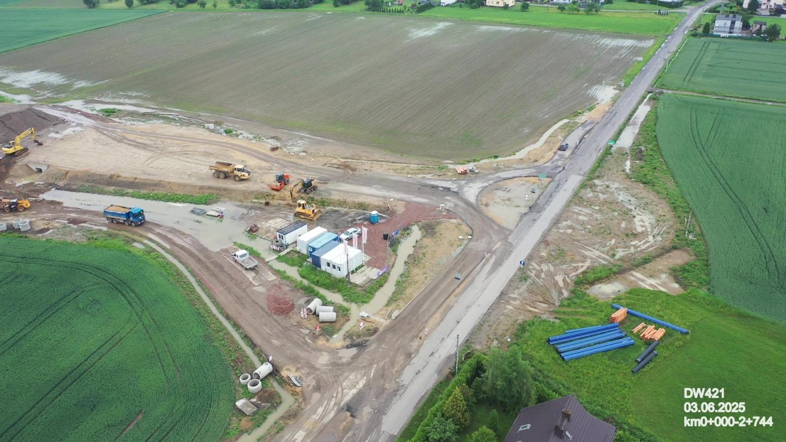 Zdjęcie w galerii na portalu naszraciborz.pl: Tak powstaje nowy most pod Raciborzem. Zaawansowanie prac przekroczyło 50 proc. [FOTO] wiadomości z regionu