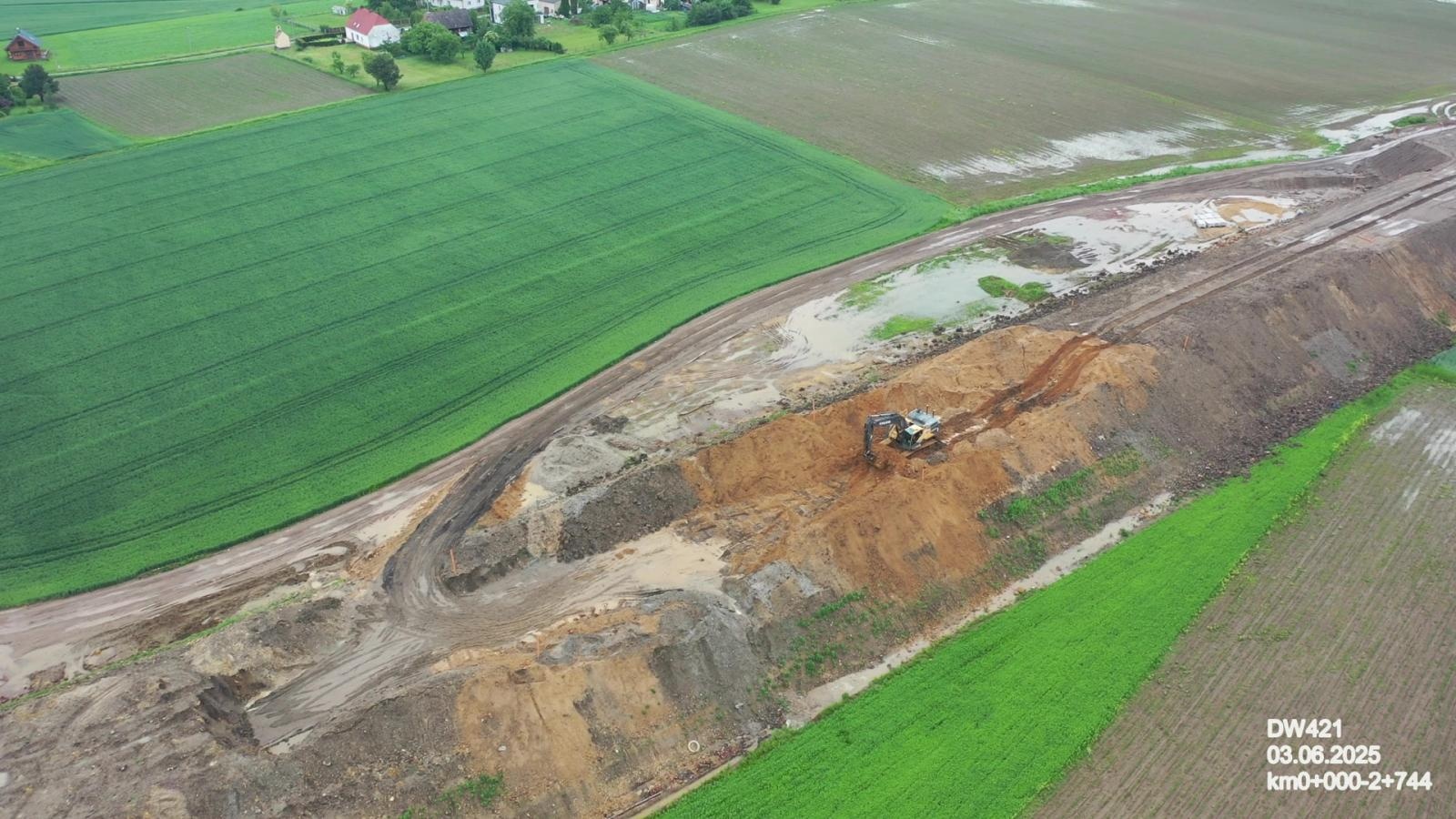Zdjęcie w galerii na portalu naszraciborz.pl: Tak powstaje nowy most pod Raciborzem. Zaawansowanie prac przekroczyło 50 proc. [FOTO] wiadomości z regionu