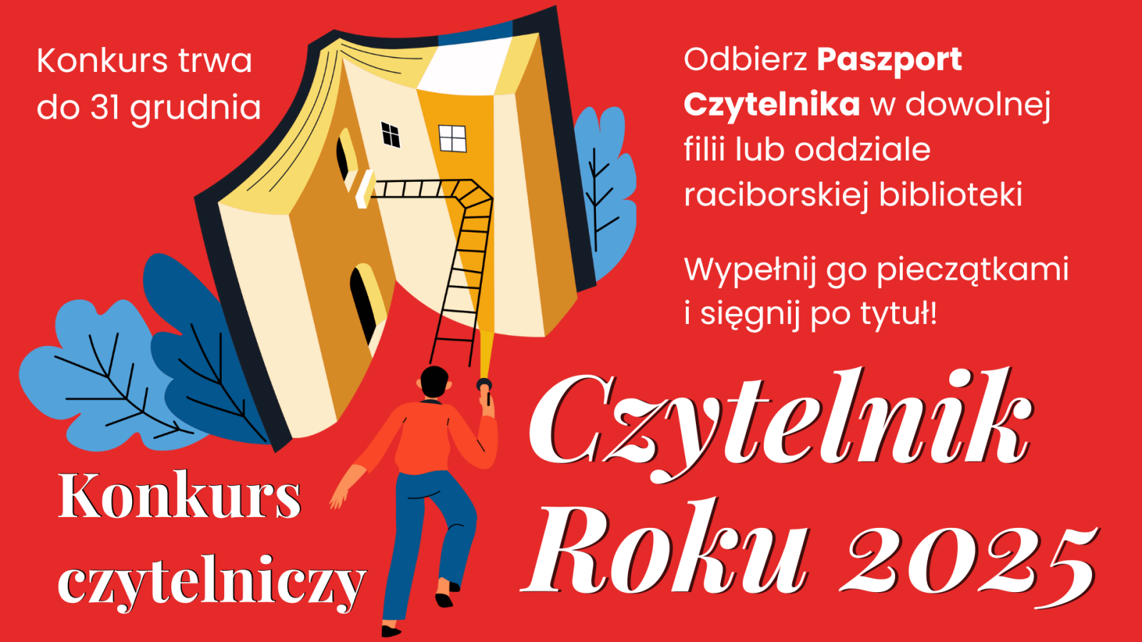 Zdjęcie w galerii na portalu naszraciborz.pl: Czytaj i zdobywaj nagrody! Trwa konkurs Czytelnik Roku 2025 wiadomości z regionu