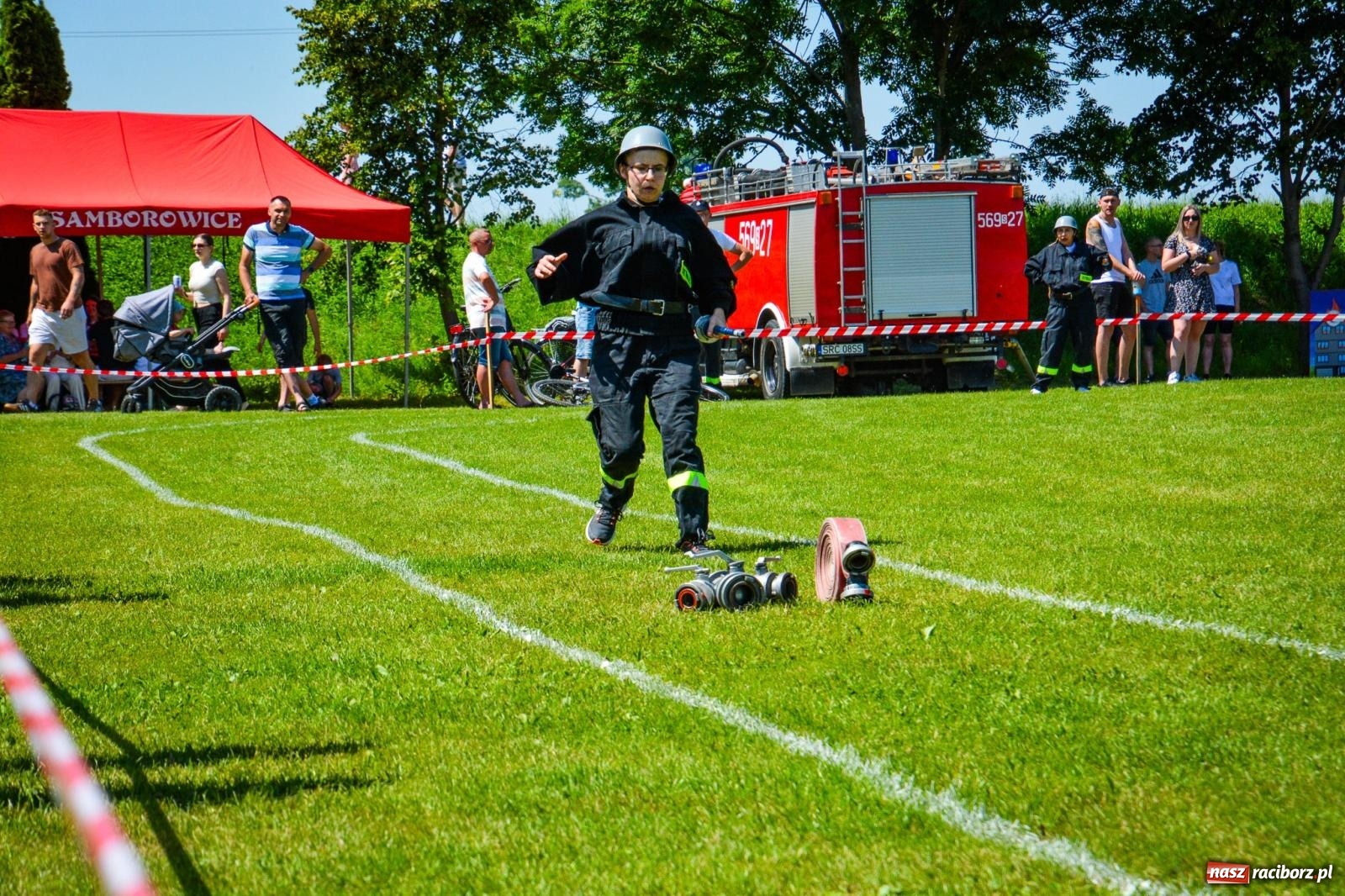 Zdjęcie w galerii na portalu naszraciborz.pl: Cztery puchary w koronie OSP Samborowice i rekord w ćwiczeniu bojowym wiadomości z regionu