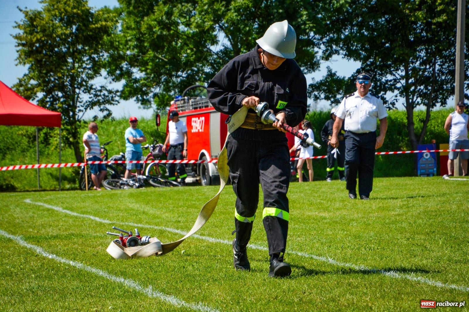 Zdjęcie w galerii na portalu naszraciborz.pl: Cztery puchary w koronie OSP Samborowice i rekord w ćwiczeniu bojowym wiadomości z regionu