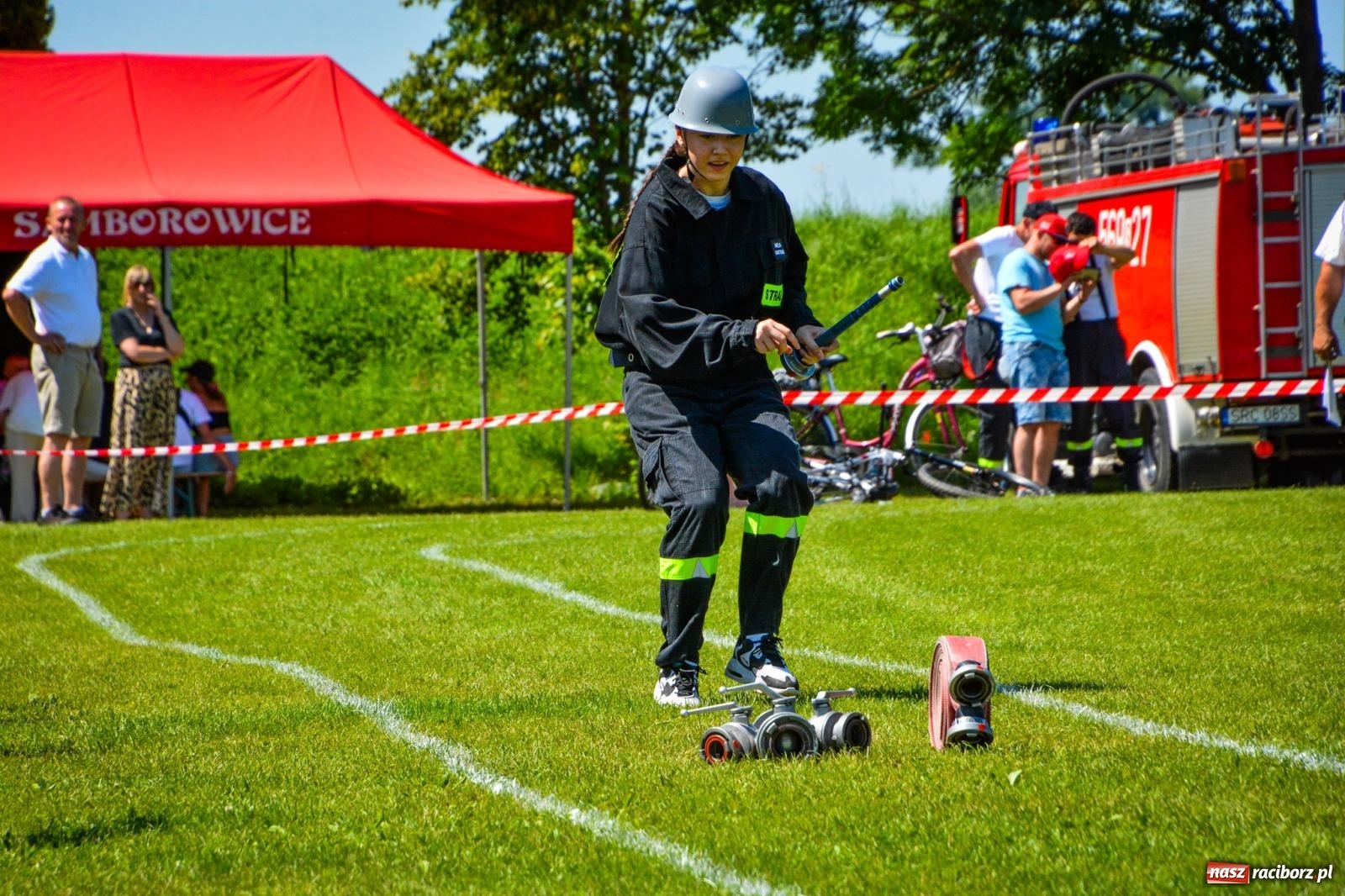 Zdjęcie w galerii na portalu naszraciborz.pl: Cztery puchary w koronie OSP Samborowice i rekord w ćwiczeniu bojowym wiadomości z regionu