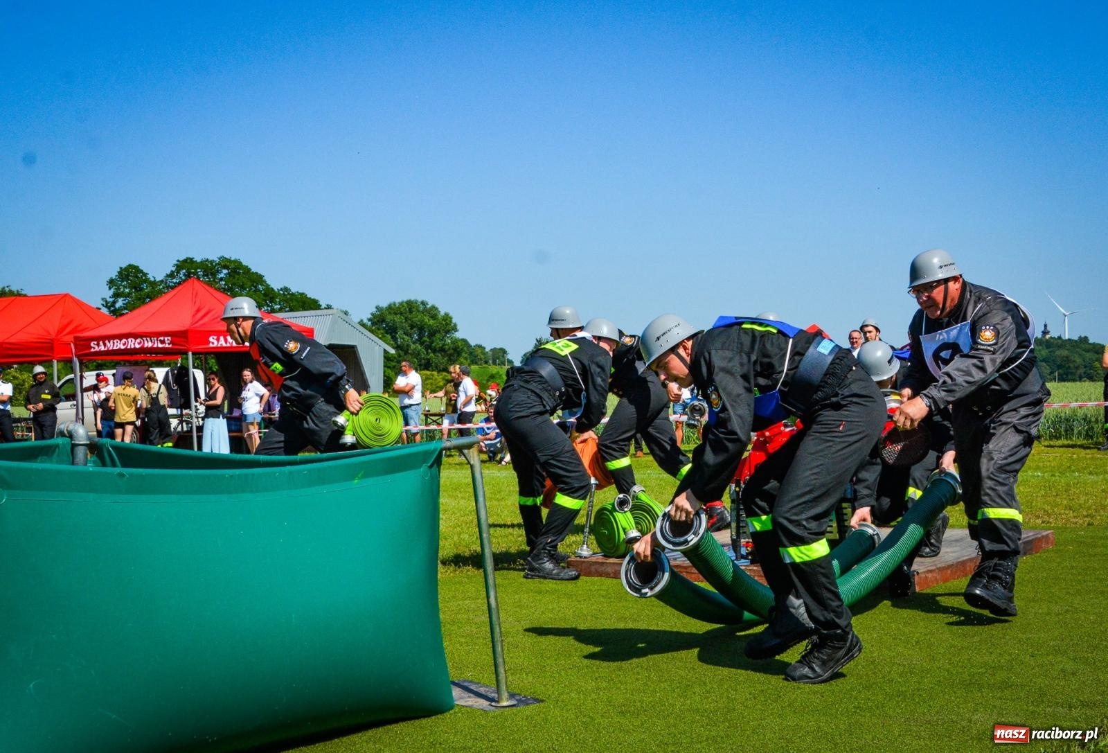 Zdjęcie w galerii na portalu naszraciborz.pl: Cztery puchary w koronie OSP Samborowice i rekord w ćwiczeniu bojowym wiadomości z regionu