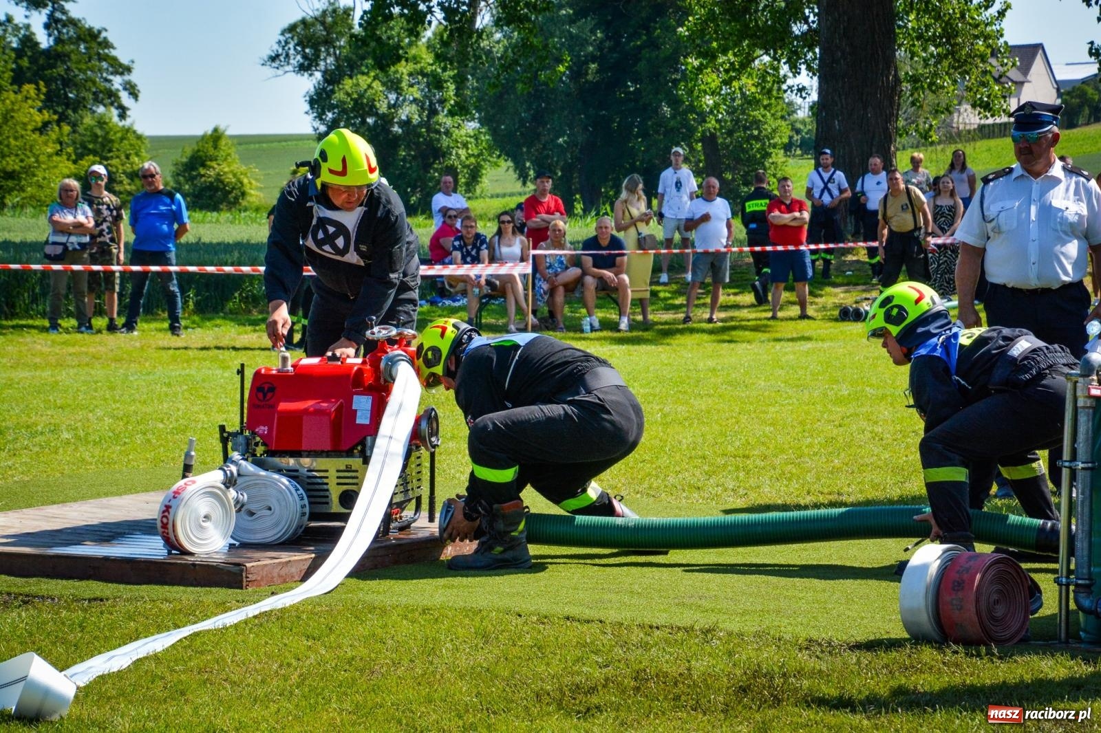 Zdjęcie w galerii na portalu naszraciborz.pl: Cztery puchary w koronie OSP Samborowice i rekord w ćwiczeniu bojowym wiadomości z regionu