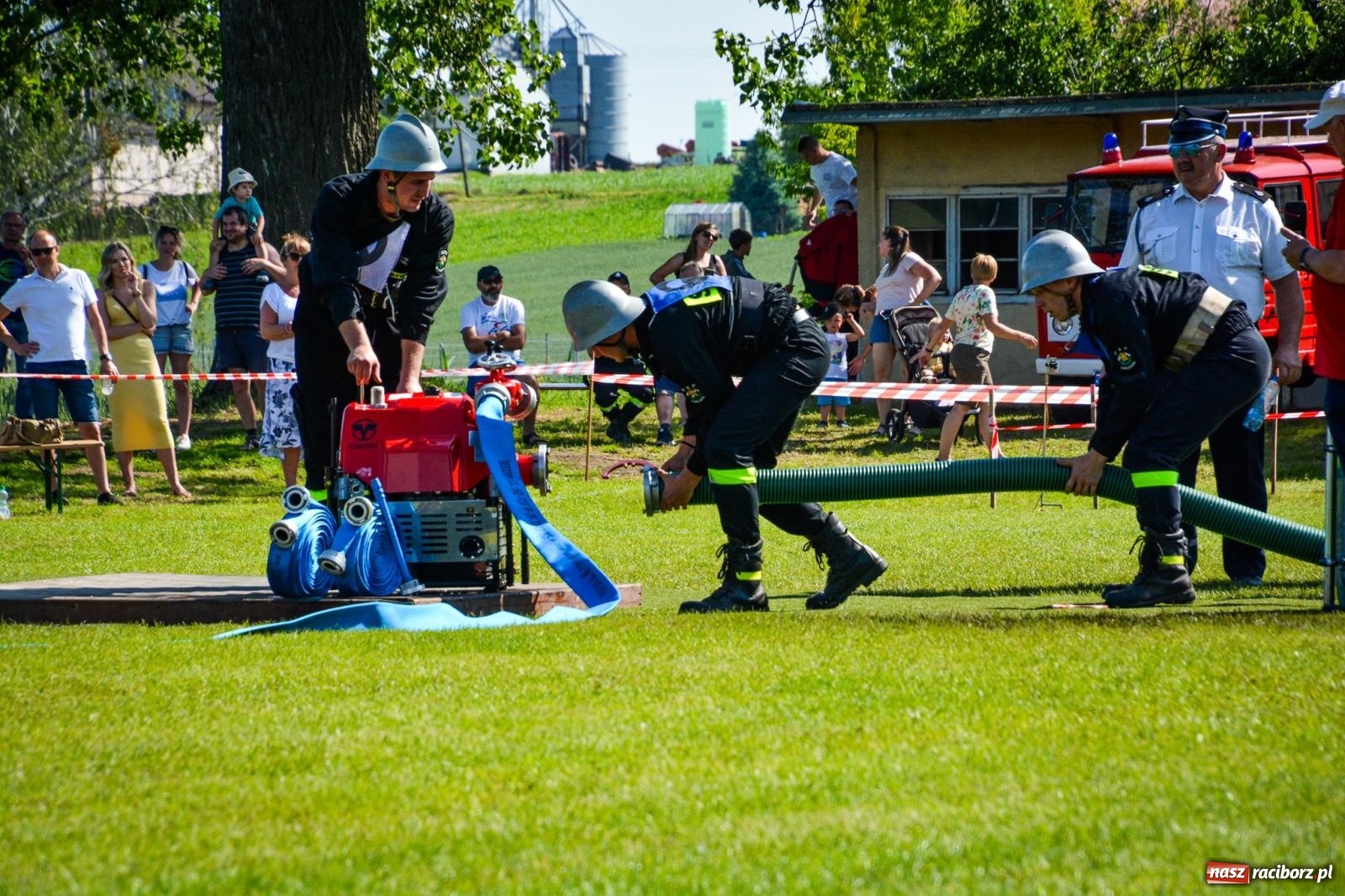 Zdjęcie w galerii na portalu naszraciborz.pl: Cztery puchary w koronie OSP Samborowice i rekord w ćwiczeniu bojowym wiadomości z regionu
