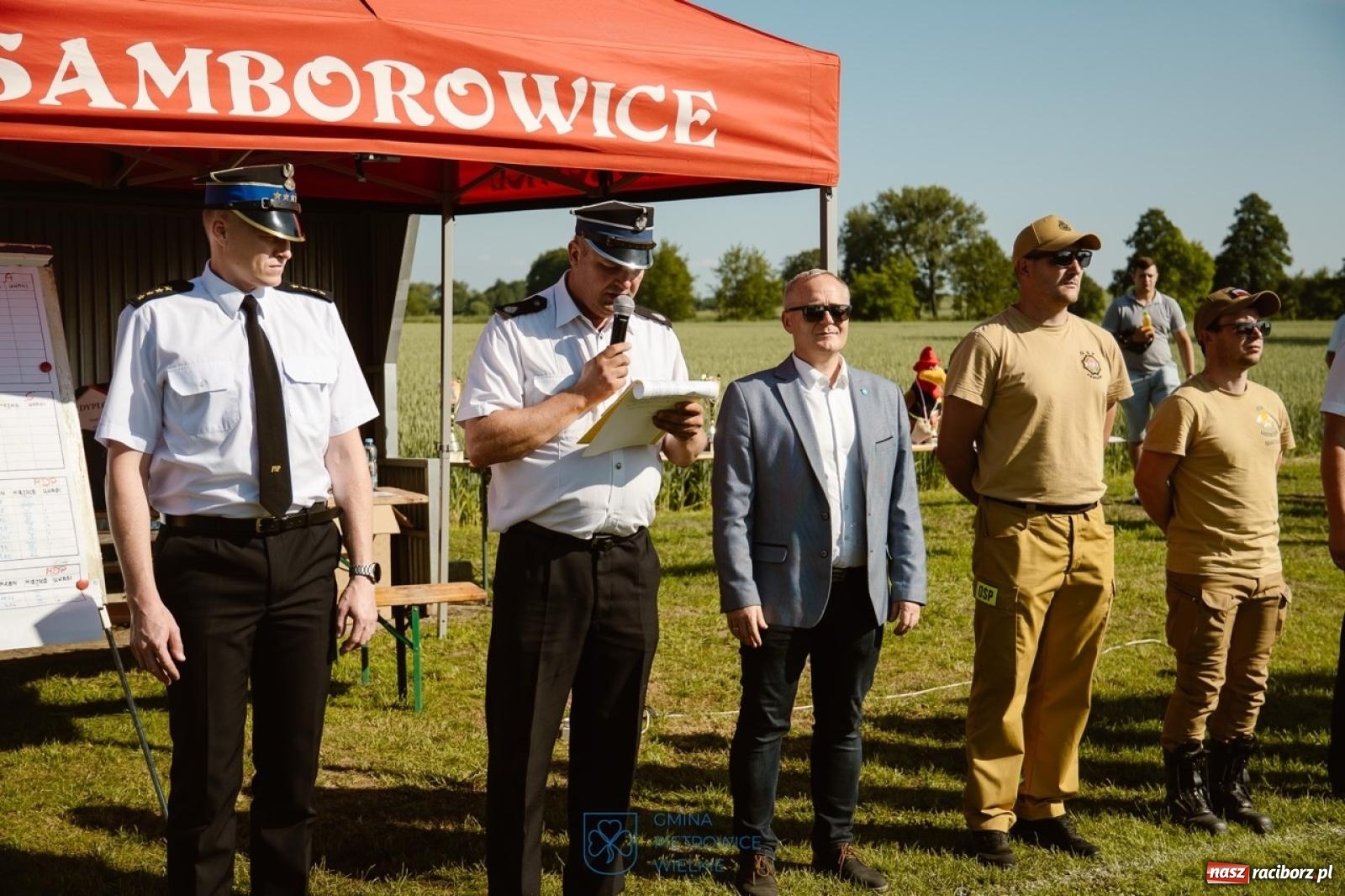 Zdjęcie w galerii na portalu naszraciborz.pl: Cztery puchary w koronie OSP Samborowice i rekord w ćwiczeniu bojowym wiadomości z regionu