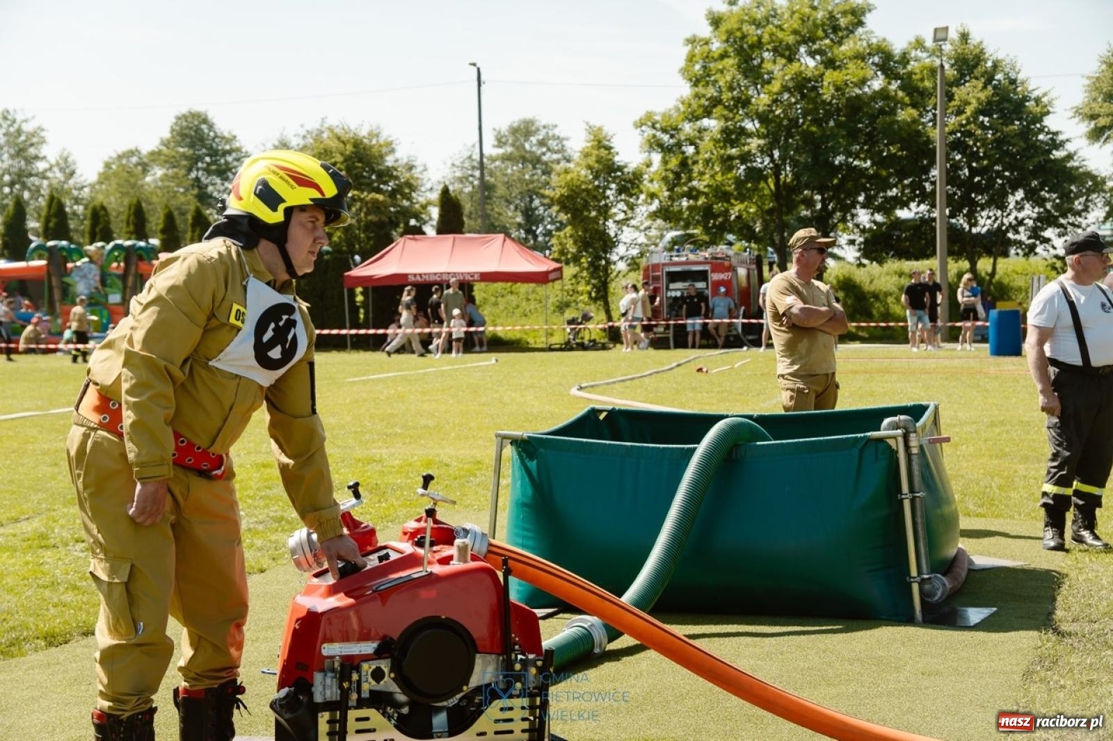 Zdjęcie w galerii na portalu naszraciborz.pl: Cztery puchary w koronie OSP Samborowice i rekord w ćwiczeniu bojowym wiadomości z regionu