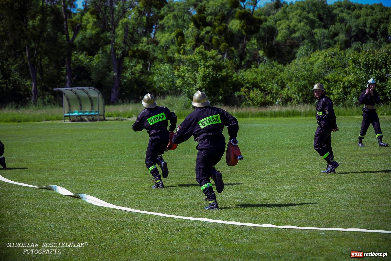 Zdjęcie w galerii na portalu naszraciborz.pl: Gminne zawody sportowo-pożarnicze w Rudniku. O wygranej zdecydowała sekunda [FOTO] wiadomości z regionu